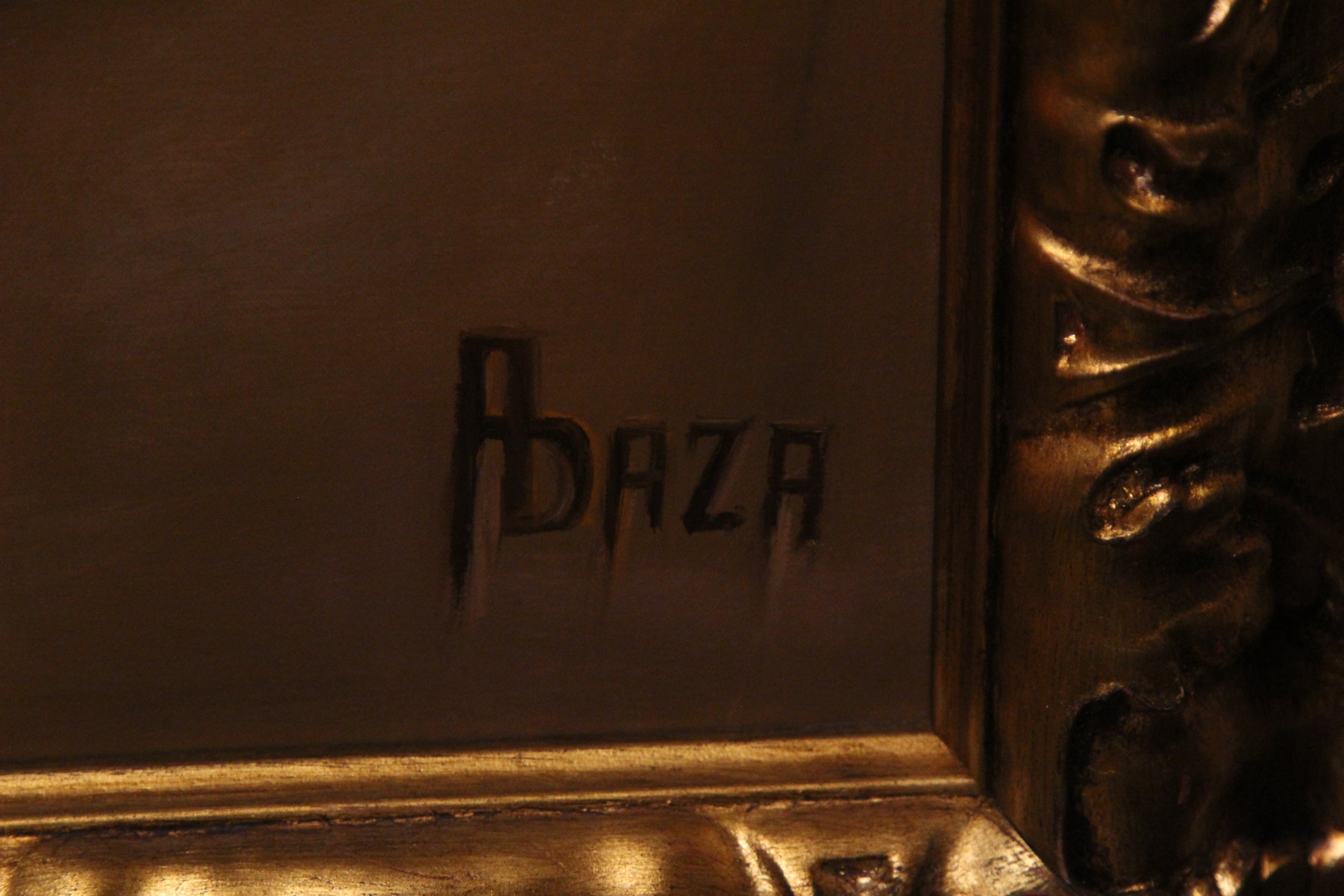 Antonio Daza, vecino de Les Corts de 82 años, ha convertido su casa en un museo donde expone sus obras, mayoritariamente reproducciones de los grandes clásicos de la pintura / A.R.