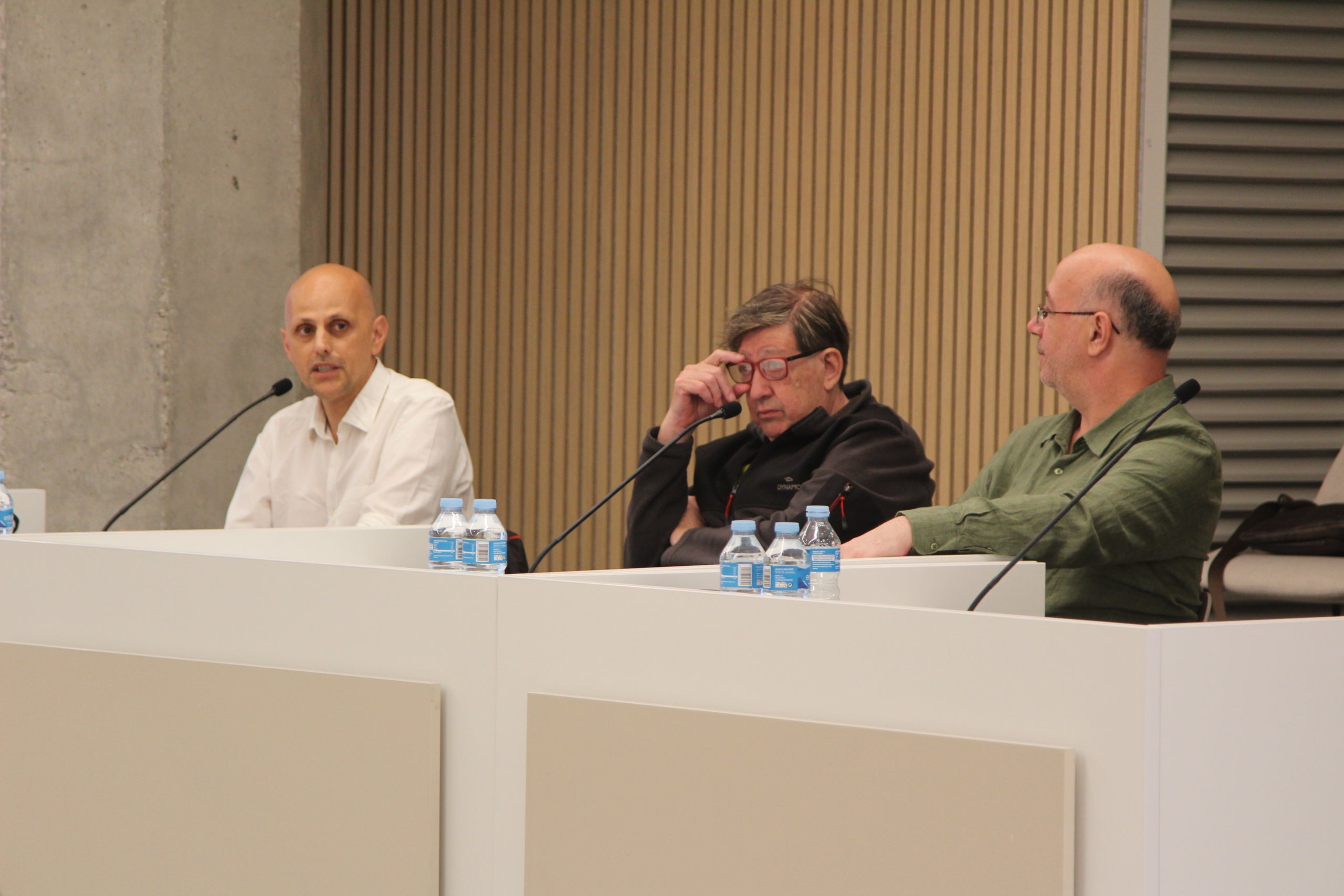 Rafa Burgos, participant a la cloenda de les primeres jornades de patrimoni de l'Associació de Veïns de l’Esquerra de l’Eixample / A.R.