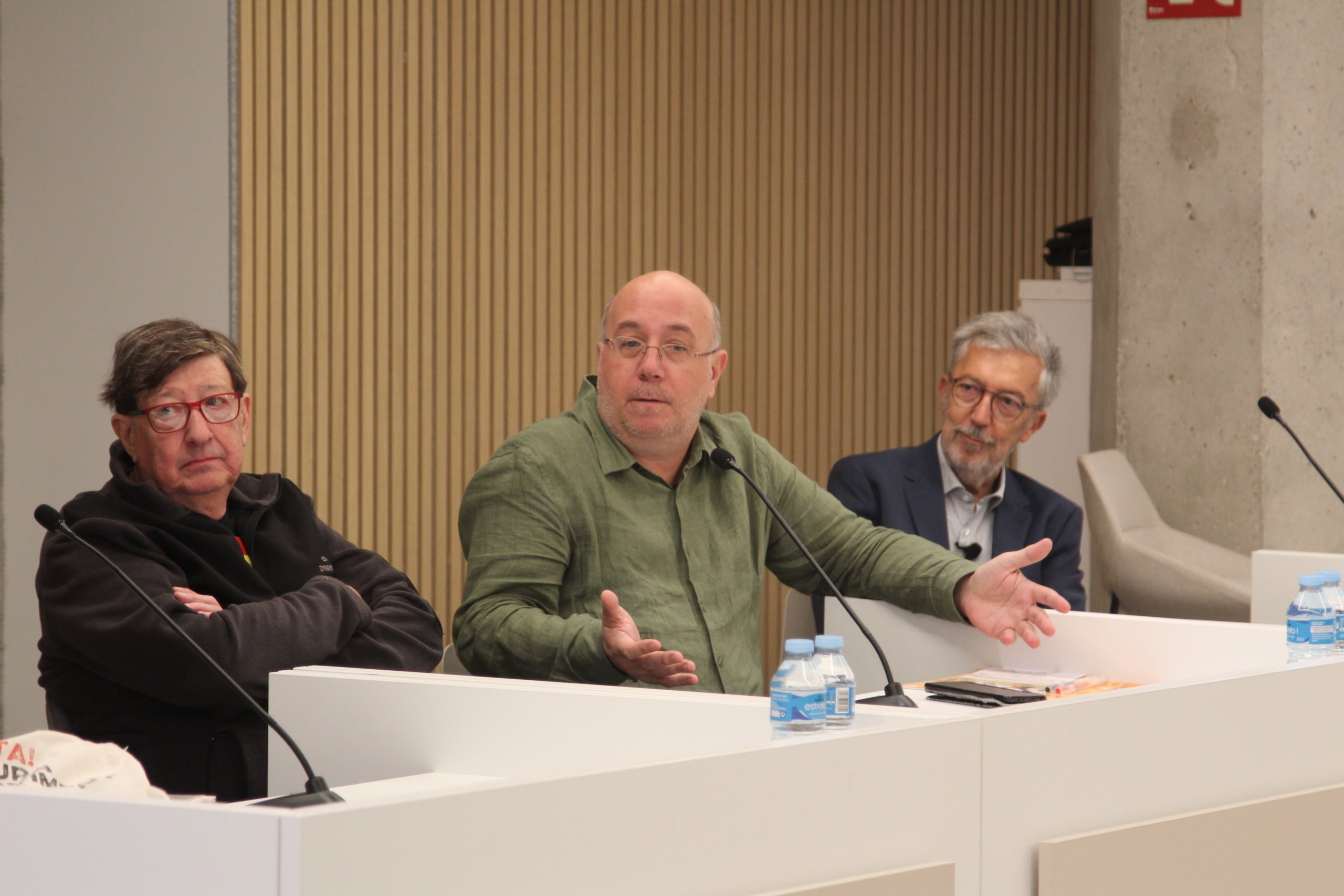 Xavier Cazeneuve, participant a la cloenda de les primeres jornades de patrimoni de l'Associació de Veïns de l’Esquerra de l’Eixample / A.R.