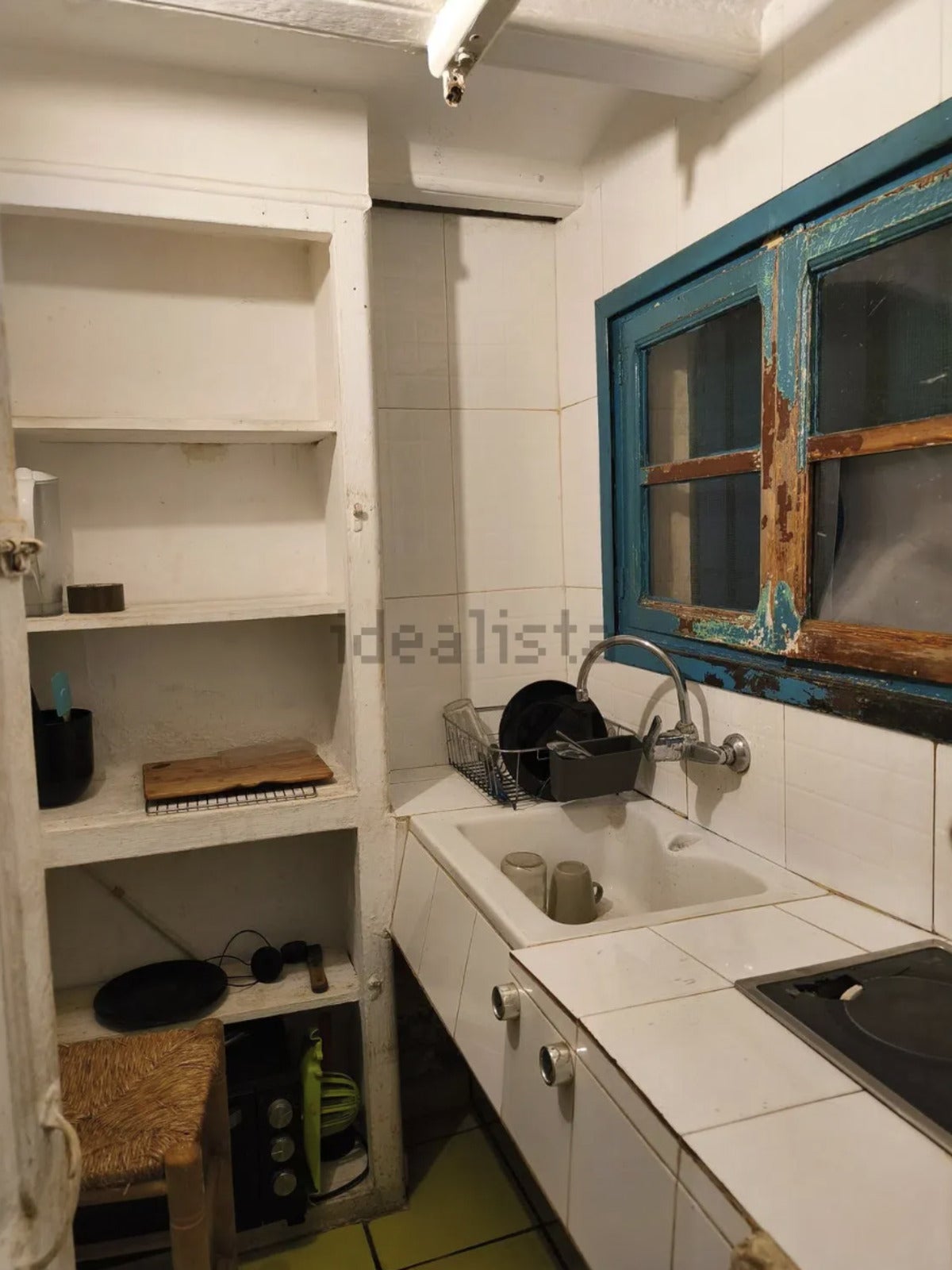 El piso en alquiler sin luz natural