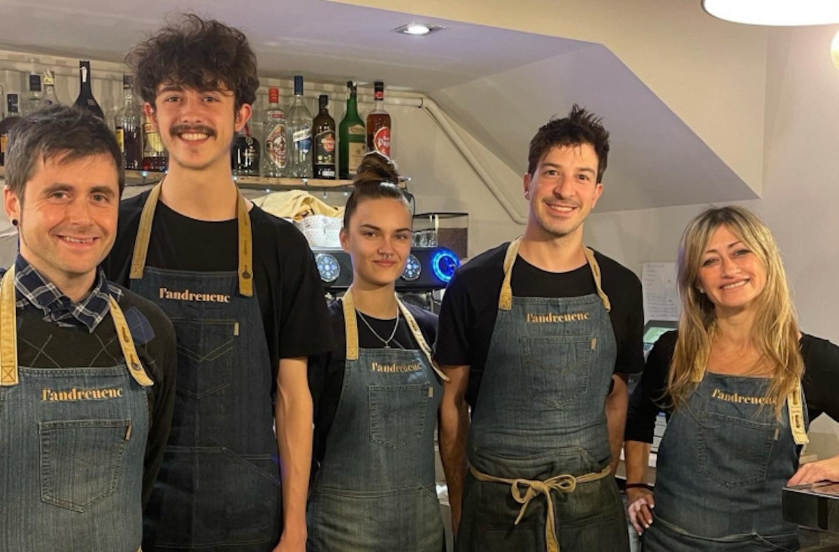 El equipo del restaurante L'Andreuenc, ganador del mejor desayuno de cuchara de Catalunya / Ajuntament de Barcelona