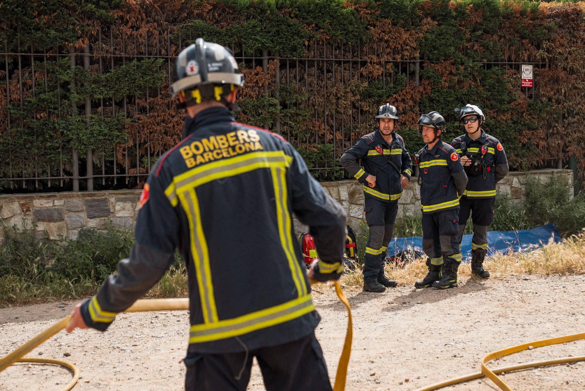 Bombers de Barcelona en una imatge d'arxiu | Ajuntament 