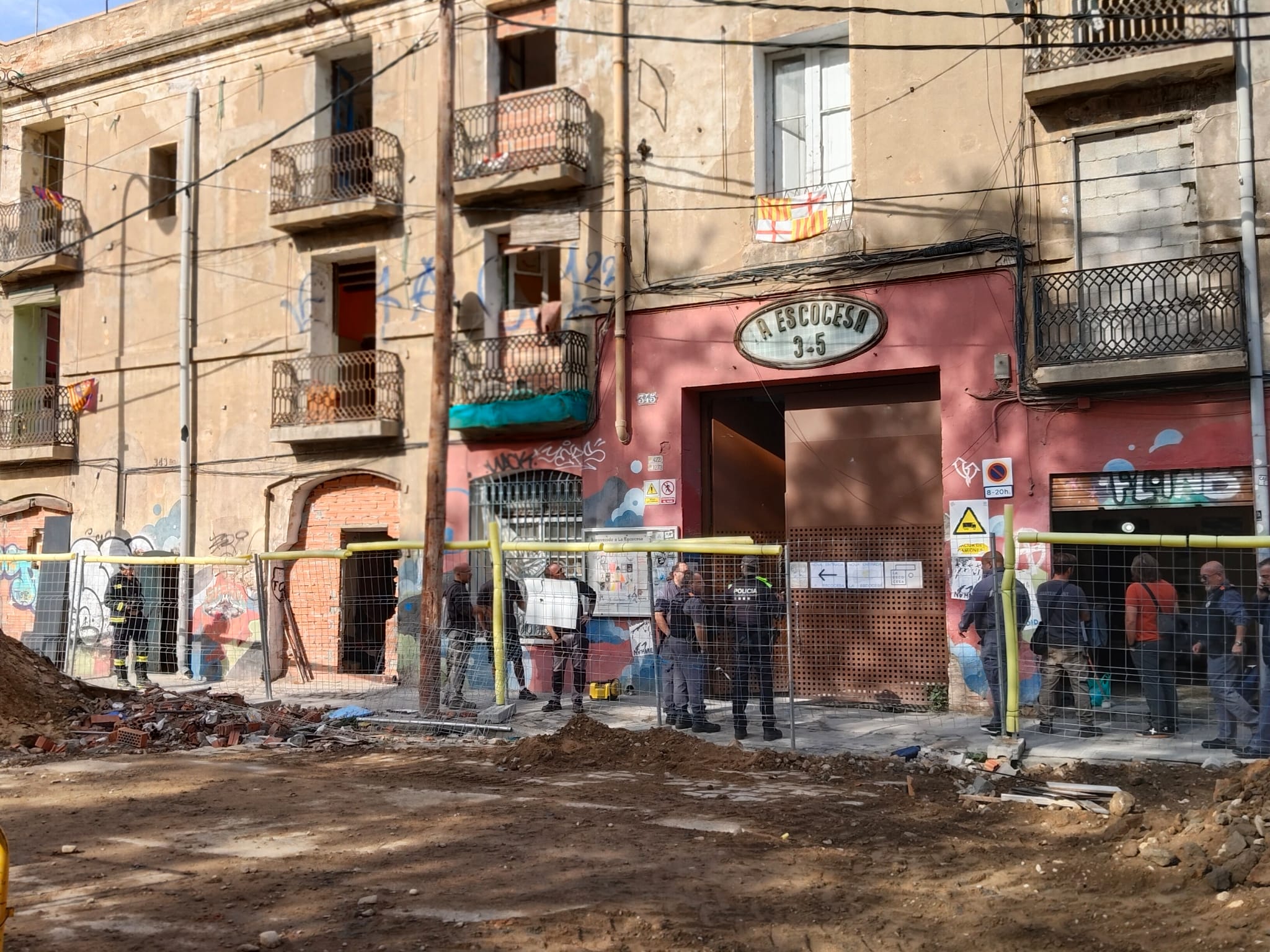 L'Escocesa després de ser desallotjada / Gabriel González 