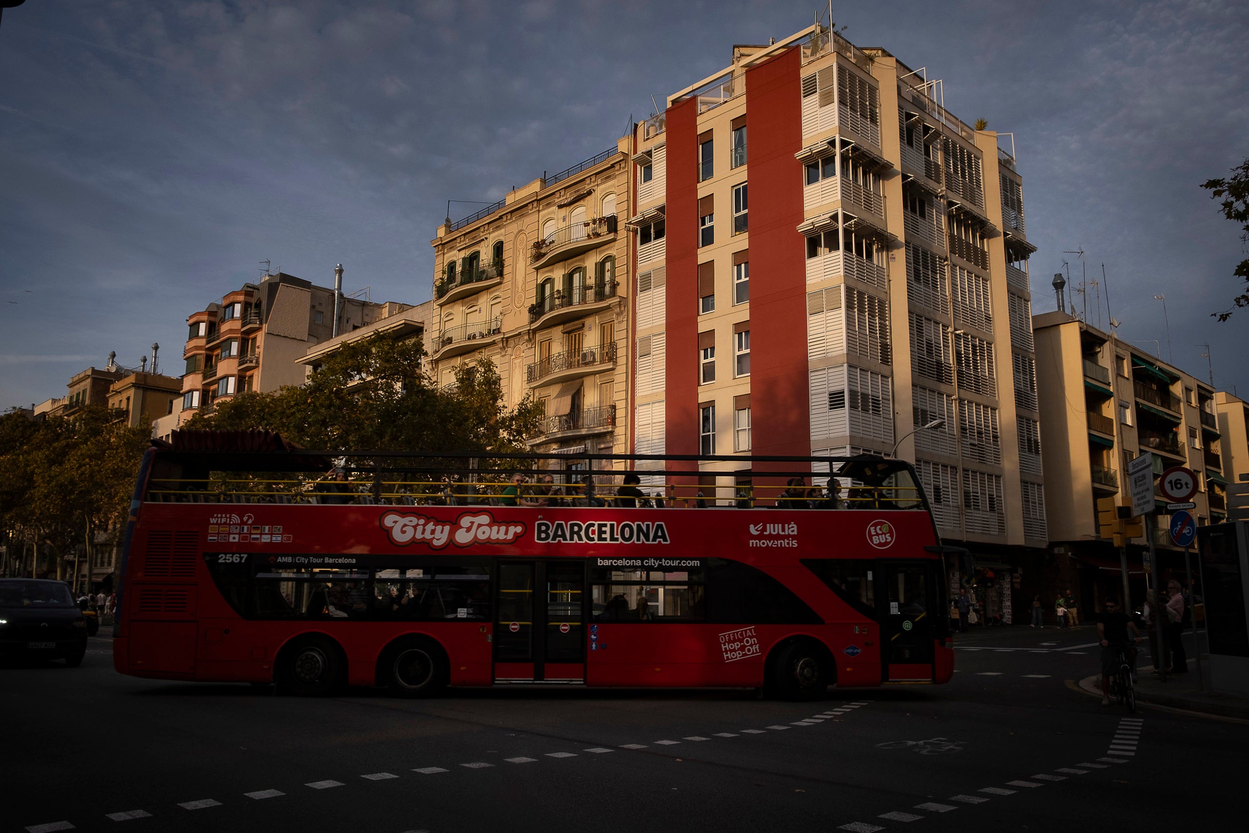 barri de la Barceloneta, bus turístic,