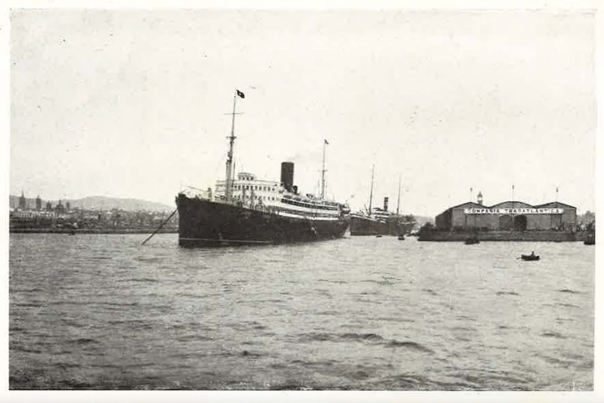 El vapor Infanta Isabel de Borbón, rebatejat com a 'Uruguay' després de la proclamació de la Segona República / Trasatlántica