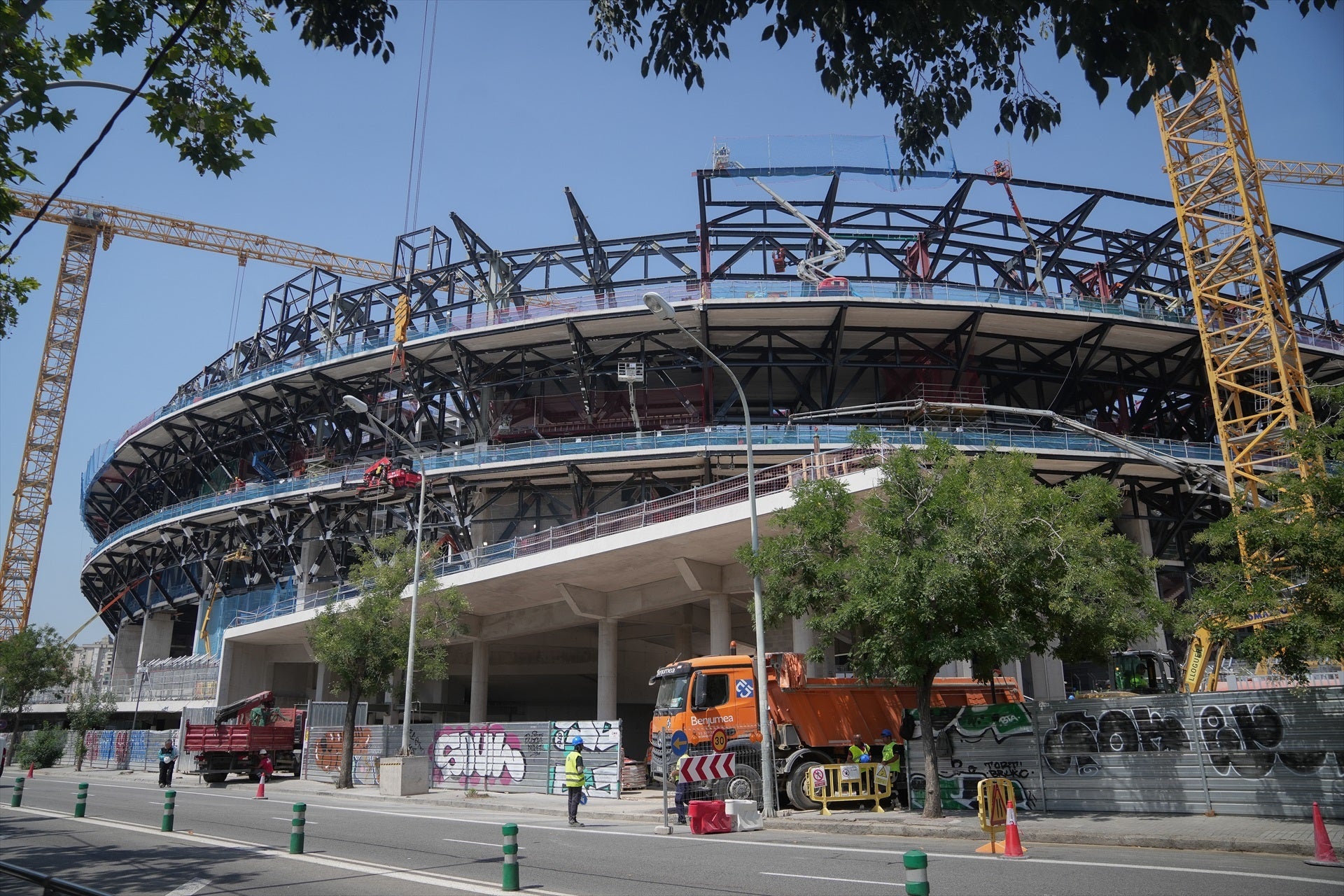 L'Ajuntament ha creat un pla de mobilitat nou per retorn del Barça a l'Spotify Camp Nou | David Zorrakino / Europa Press