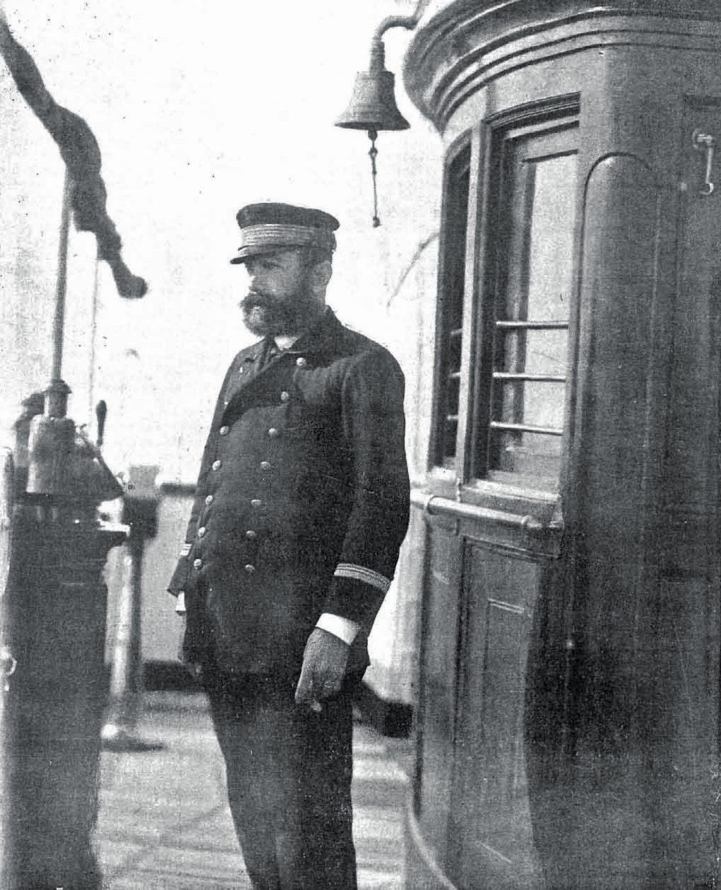 Retrat de Manuel Deschamps Martínez, capità del vapor MONTSERRAT / Desconegut (Arxiu Fotogràfic del Museu Marítim)