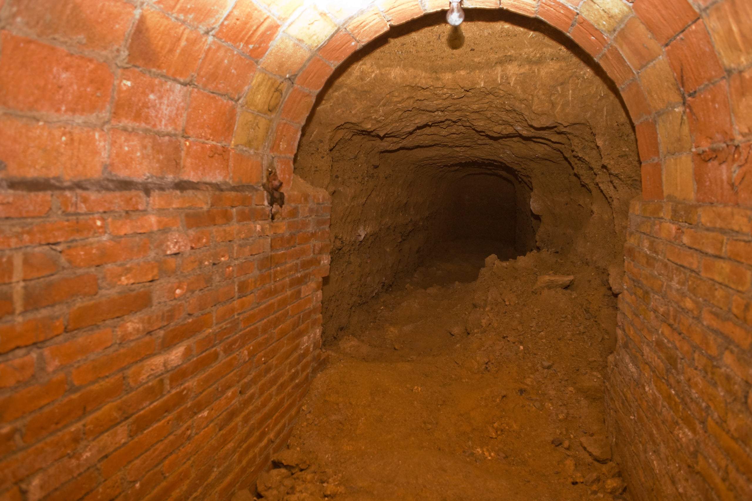 La part final del Refugi 525, a Sant Andreu, que no es va acabar d'excavar / Cedida-Xavier de la Cruz