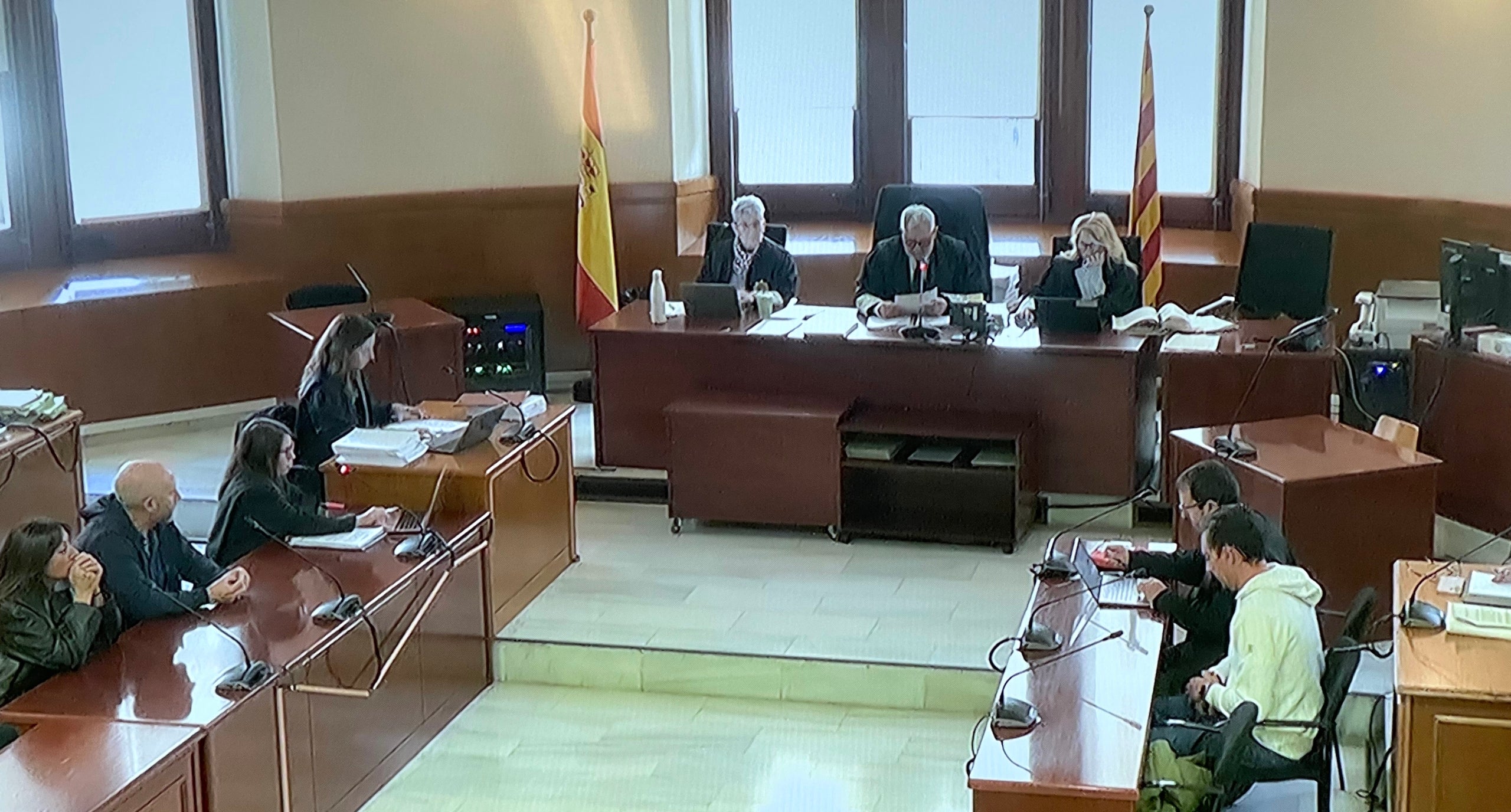 Una imagen de la vista oral de esta mañana/QS