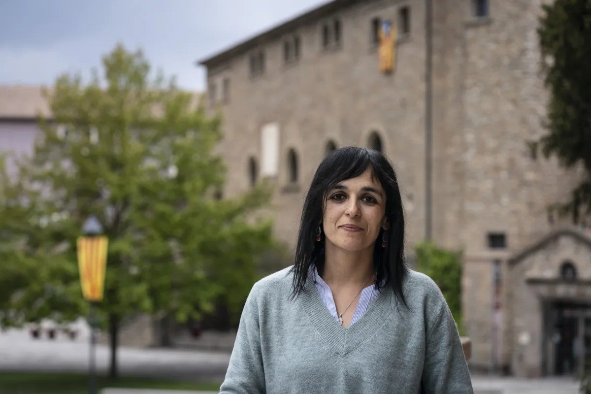 Sílvia Orriols, presidenta d'Aliança Catalana i alcaldessa de Ripoll, l'abril de l'any passat a Ripoll / Mireia Comas
