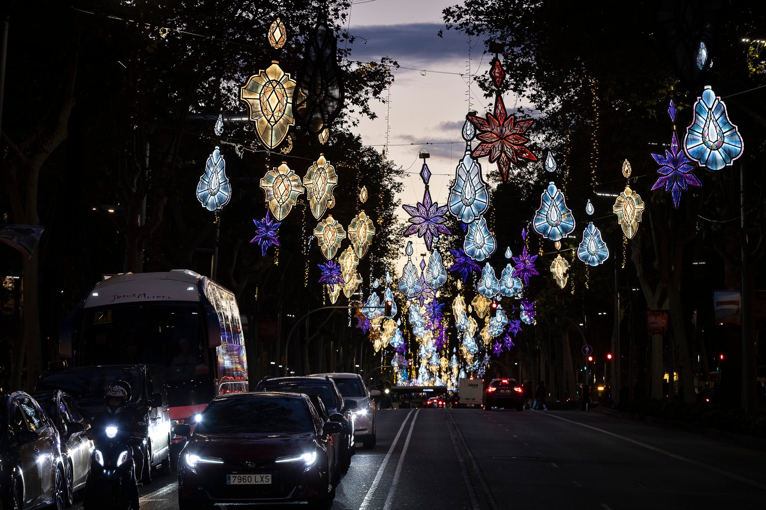 luces de Navidad en Barcelona. Avinguda Diagonal. 25.11.2025, Barcelona
foto: Jordi Play