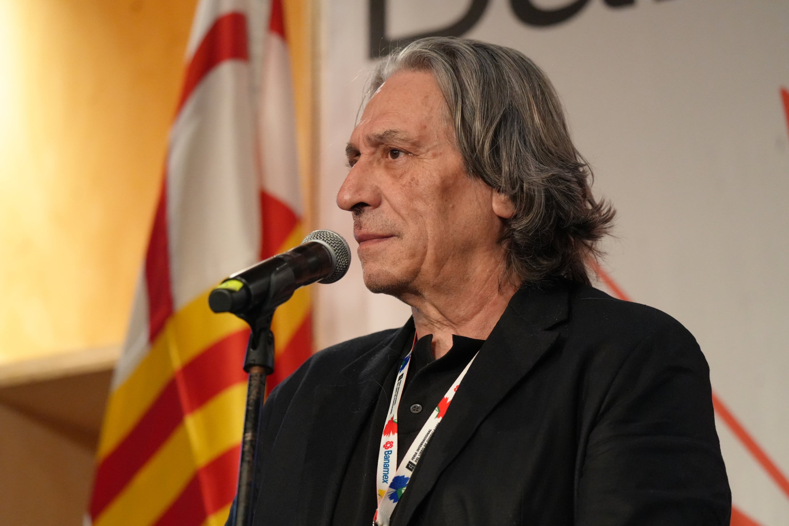 El regidor de Cultura de l'Ajuntament de Barcelona, Xavier Marcé, a la FIL de Guadalajara (Mèxic) / ACN