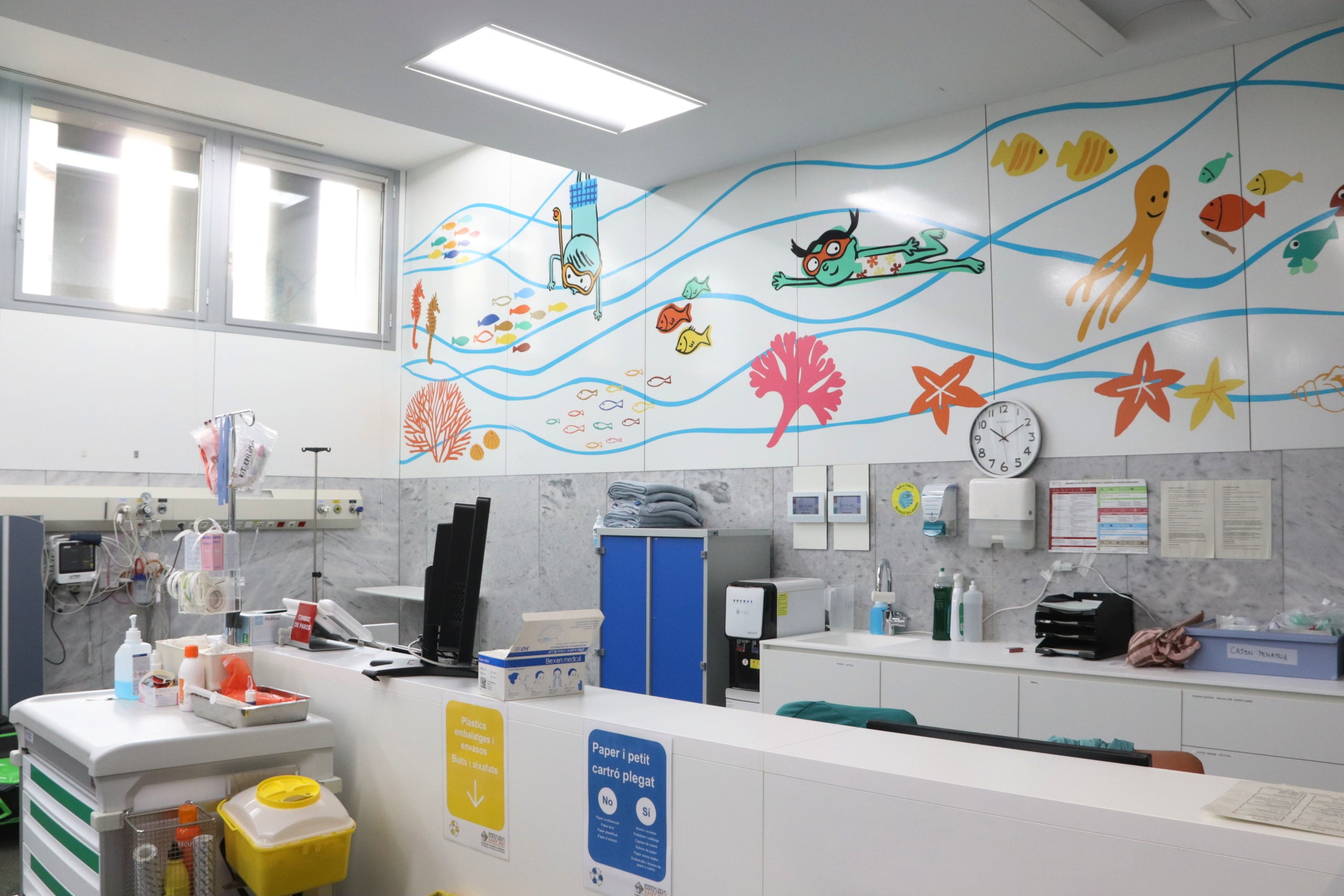 La zona per a pacients infantils de l'Hospital / ACN