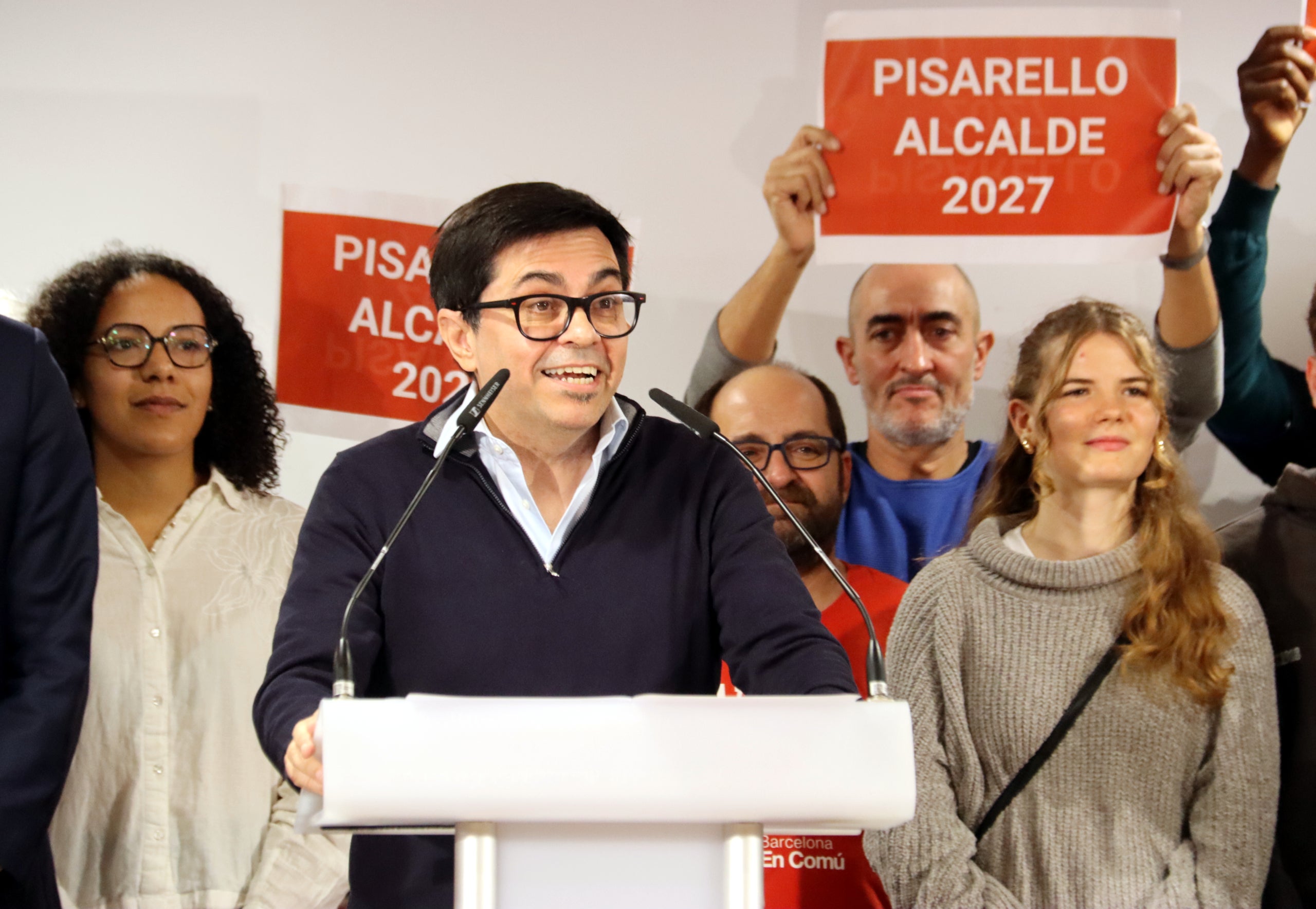 Gerardo Pisarello en la presentació de la seva candidatura a les primàries de BComú per ser el candidat a l'alcaldia en les eleccions del 2027 / ACN