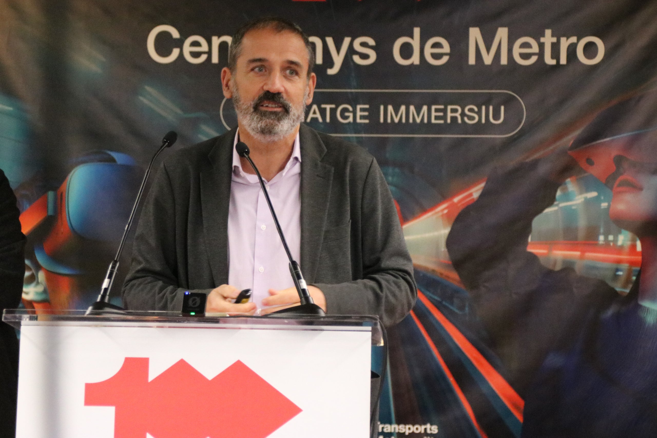 El conseller delegat de TMB, Xavier Flores, aquest dilluns a la tarda / ACN