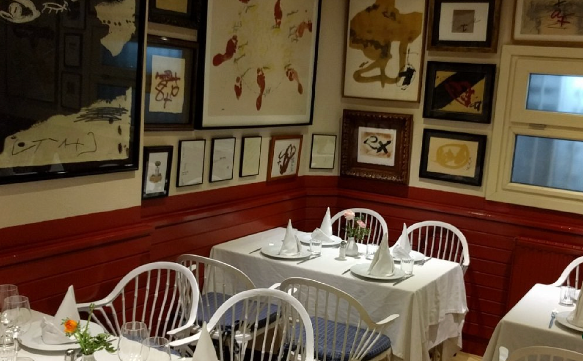 Interior del restaurant Tramonti 1980