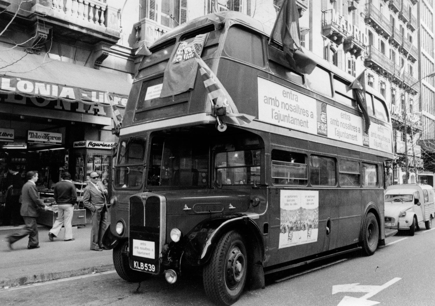Campanya del PSC per a les primeres eleccions municipals després de la dictadura el març del 1979 / AFB, Diario de Barcelona, Albert Olivé, abril del 1979