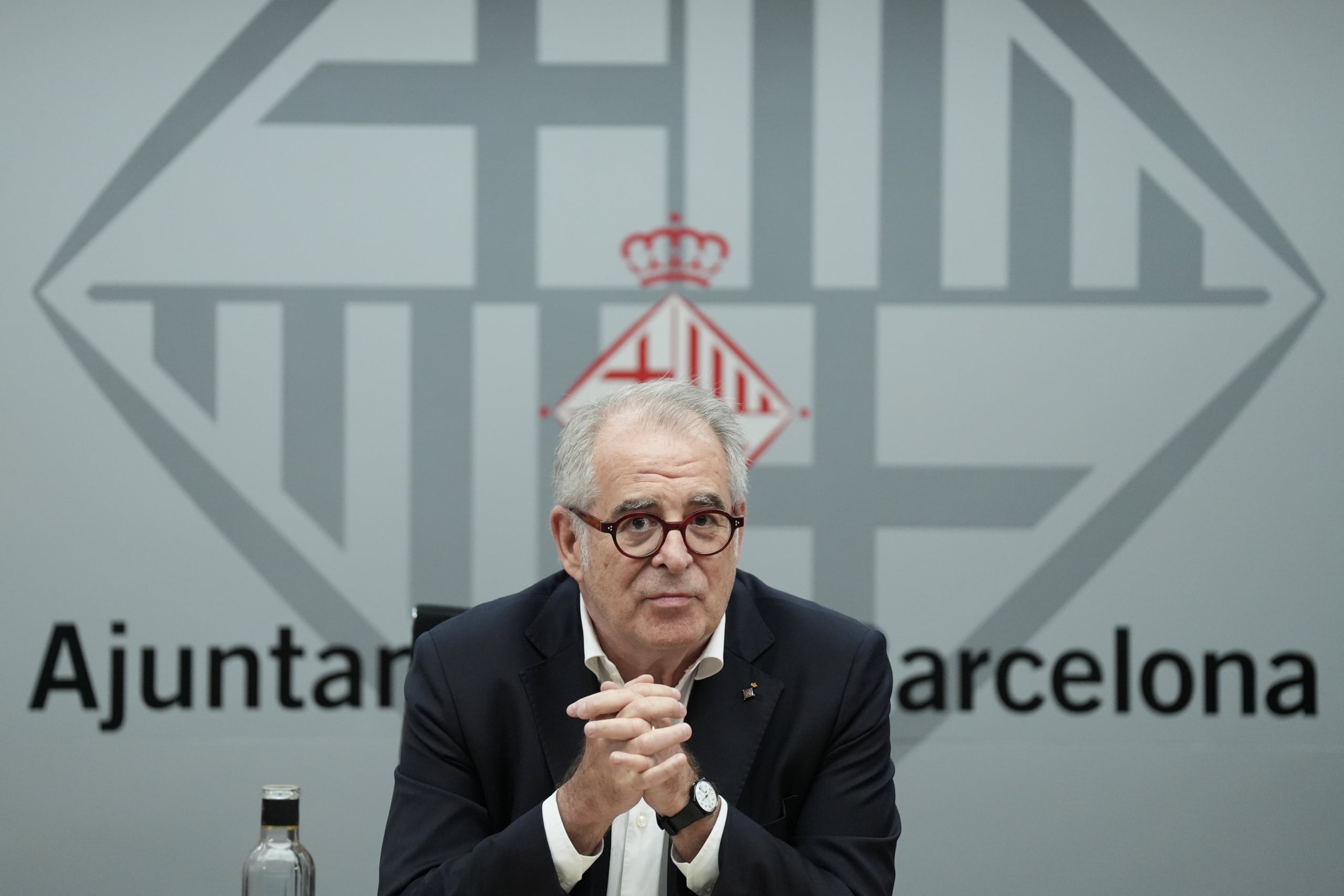 El tinent d'alcalde d'Economia, Habitatge, Hisenda i Turisme, Jordi Valls, presenta la proposta de Pressupost Municipal de l'Ajuntament de Barcelona 2026 / David Zorrakino (Europa Press)