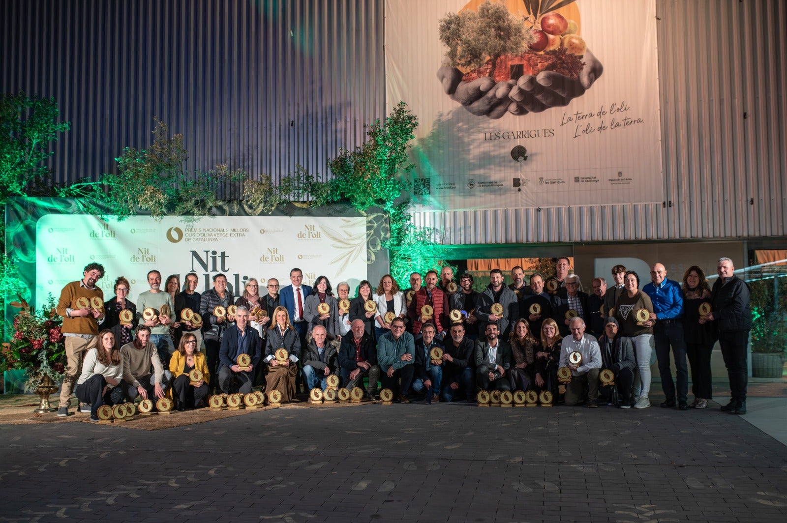 Premiats de la segona edició dels Premis Nacionals Millors Olis d’Oliva Catalunya. GENERALITAT DE CATALUNYA
