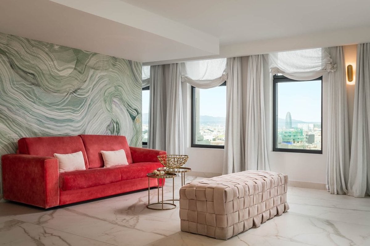 Una part de l'interior de l'hotel 45 Times Barcelona / 45 Times Barcelona-Instagram