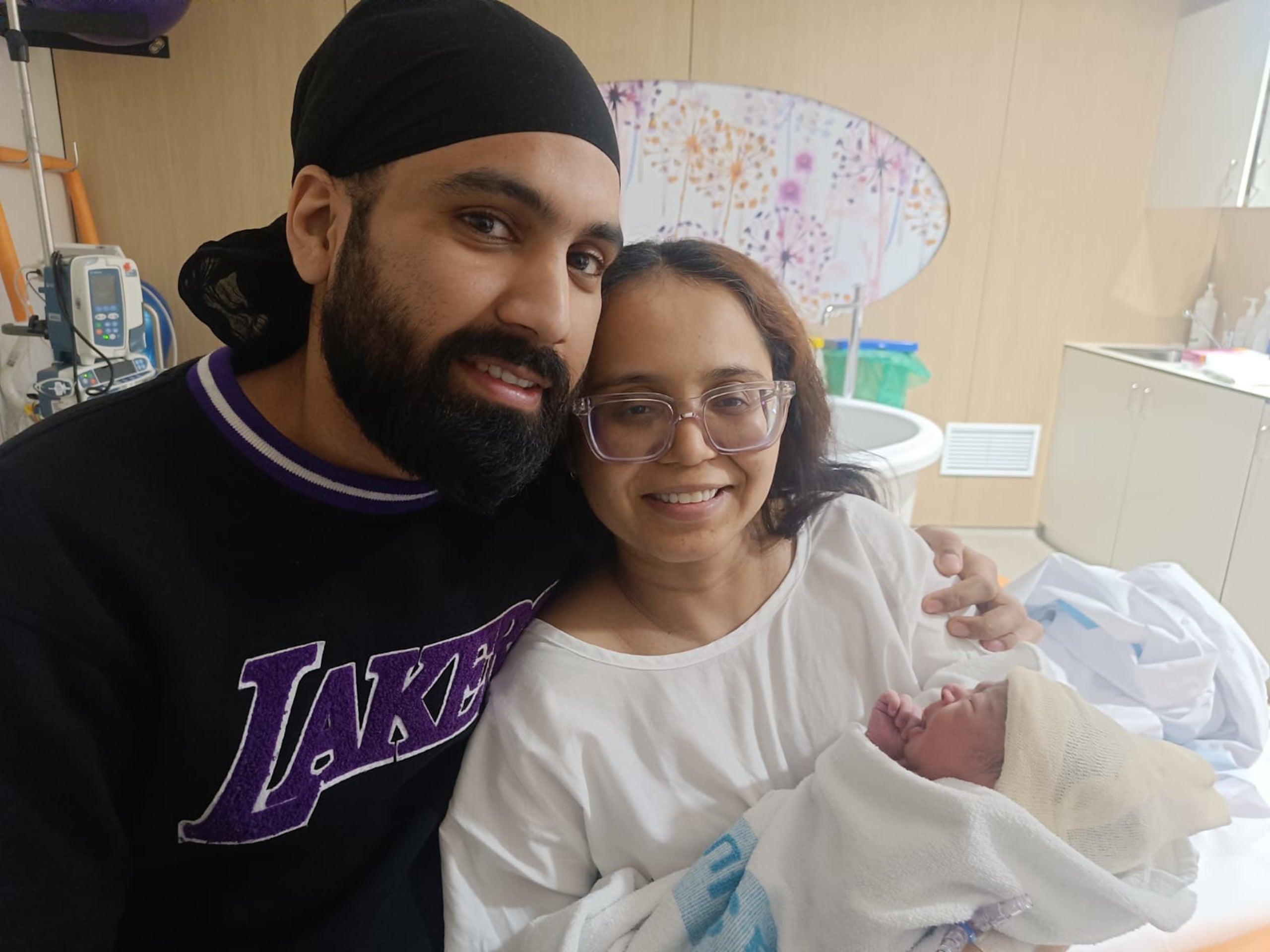 En Gurnawab Singh ha nascut a les 4.48 hores a l'Hospital Universitari Vall d'Hebron / ACN