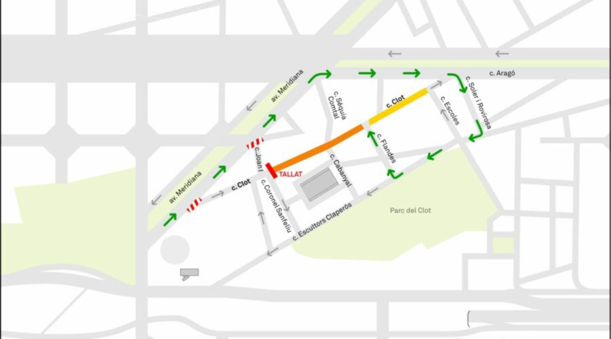 Així afectaran les obres a la mobilitat al Clot | Ajuntament de Barcelona