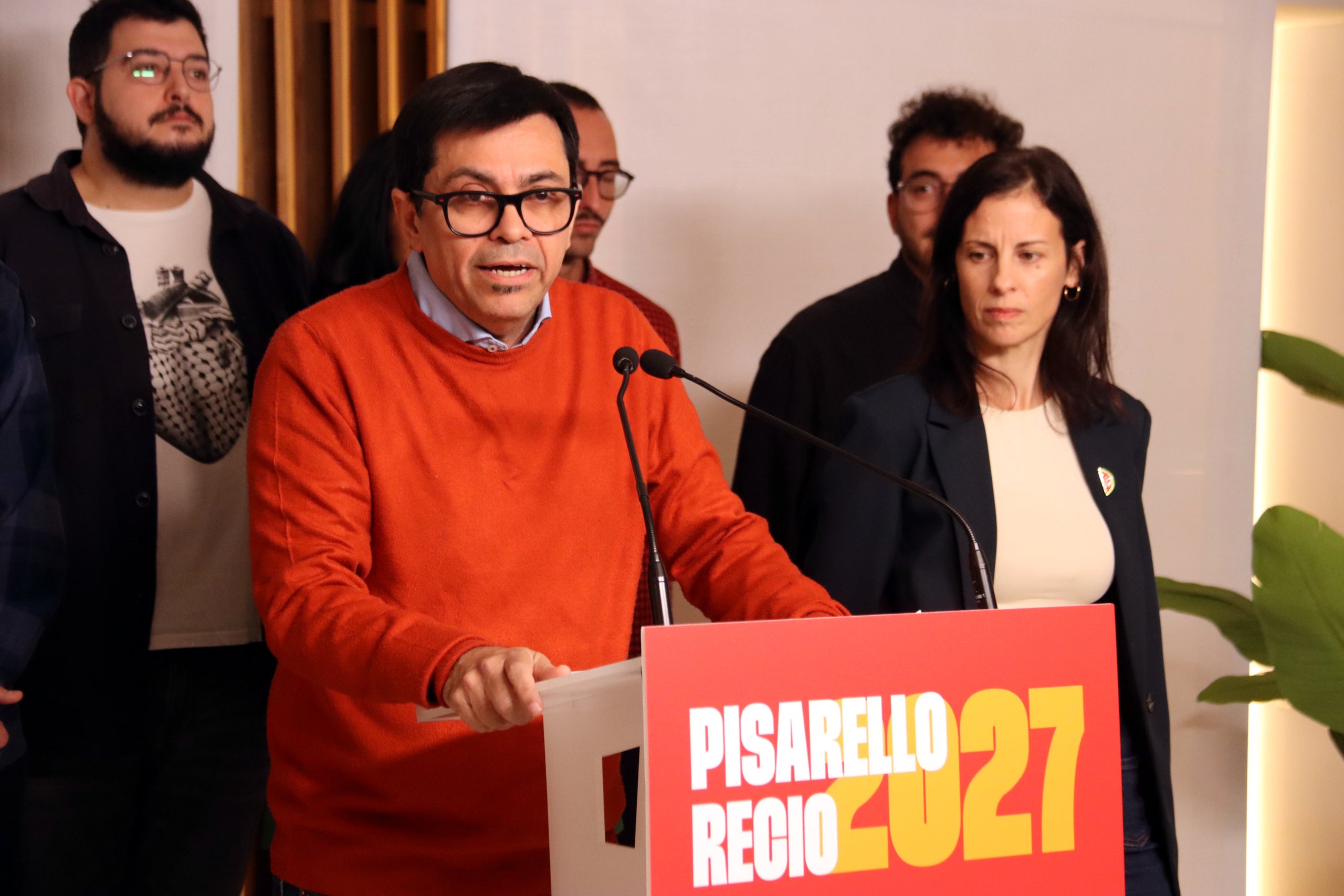 Gerardo Pisarello, en la roda de premsa d'aquest dilluns / ACN-Nazaret Romero