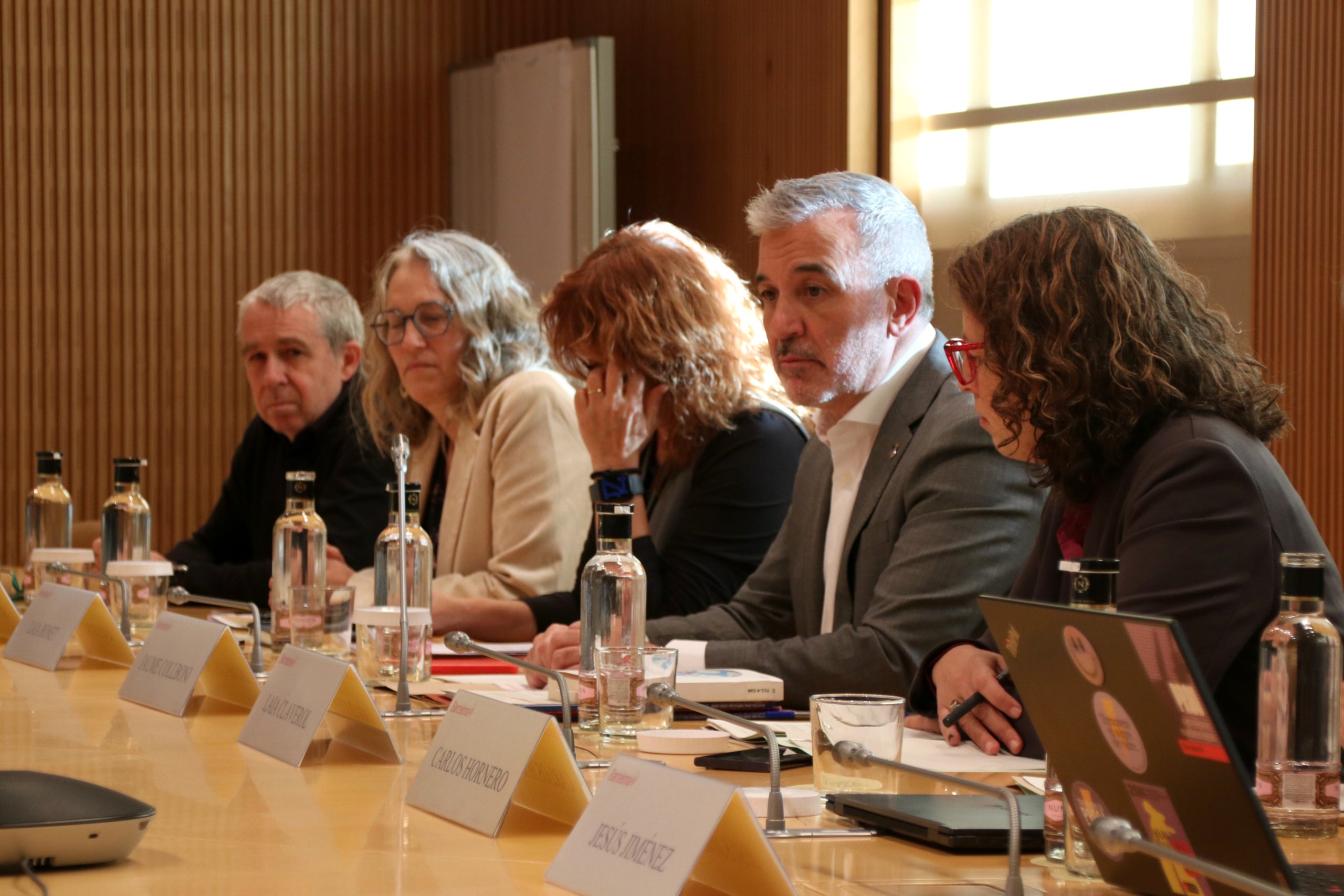 Collboni ha presidit la reunió amb les empreses encarregades de la neteja de l'espai públic de Barcelona / ACN