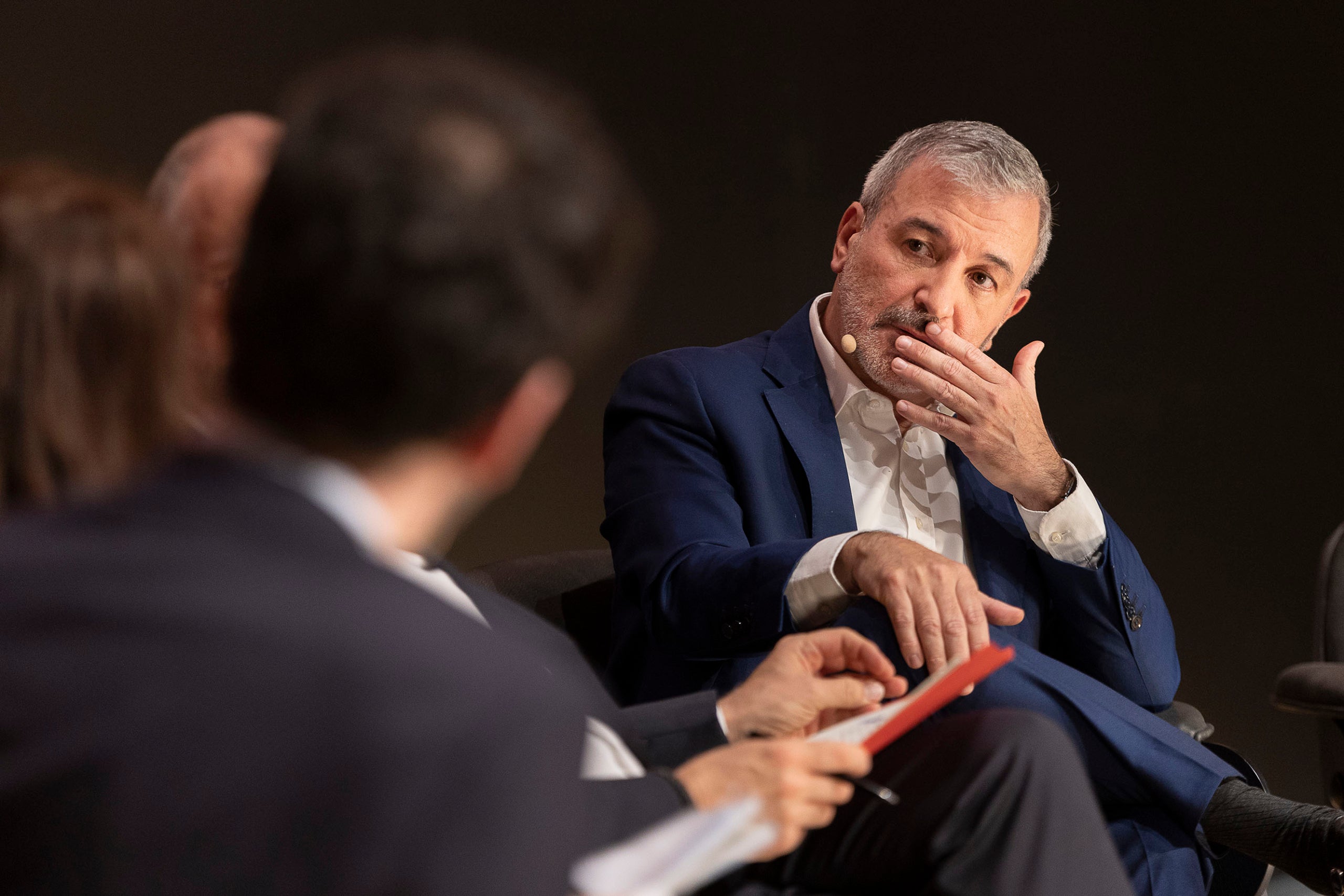 Collboni atén a periodistes | Jordi Play