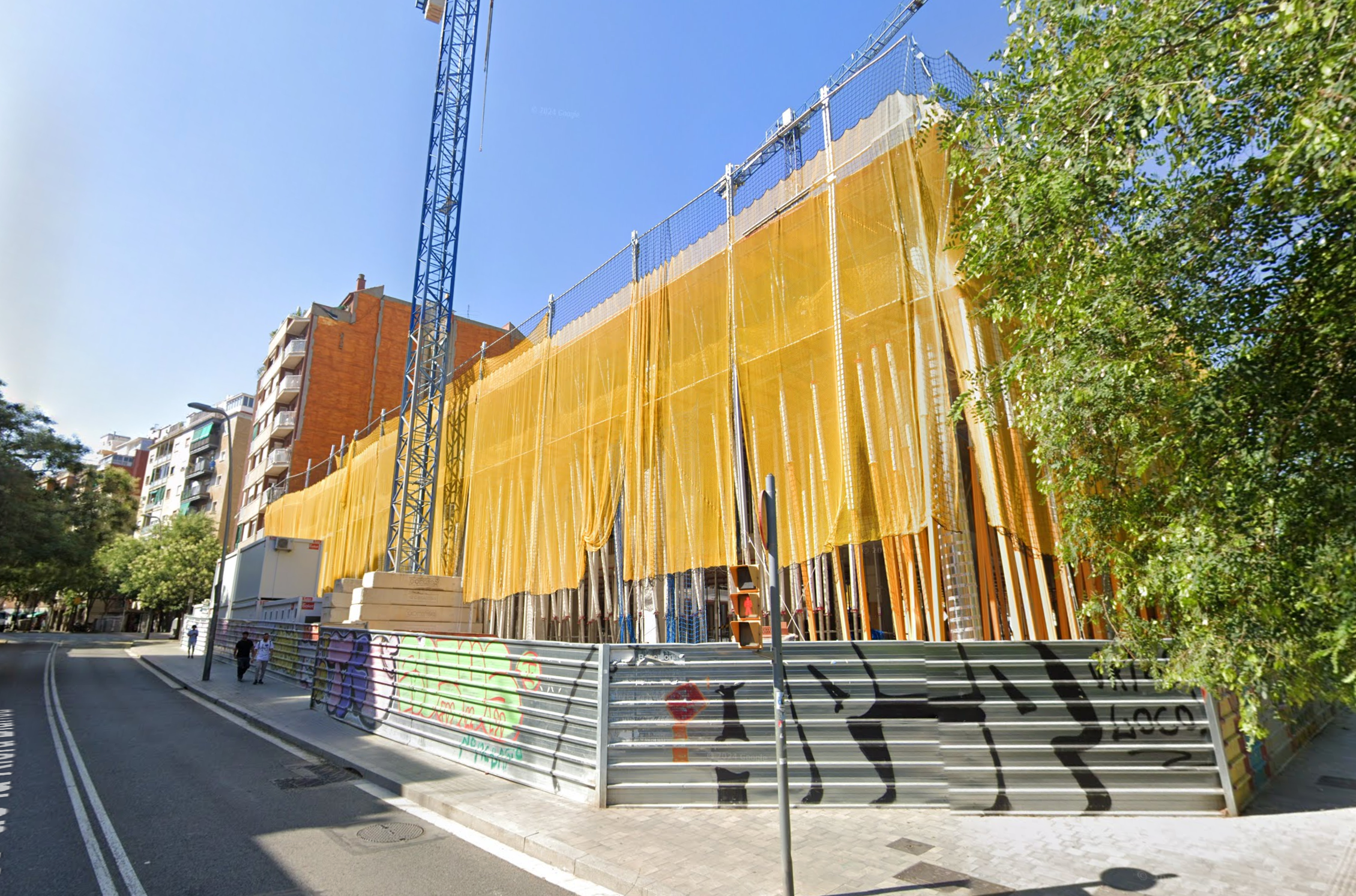 Imatge d'arxiu de l'antic espai de la fàbrica Virutex en obres / Google