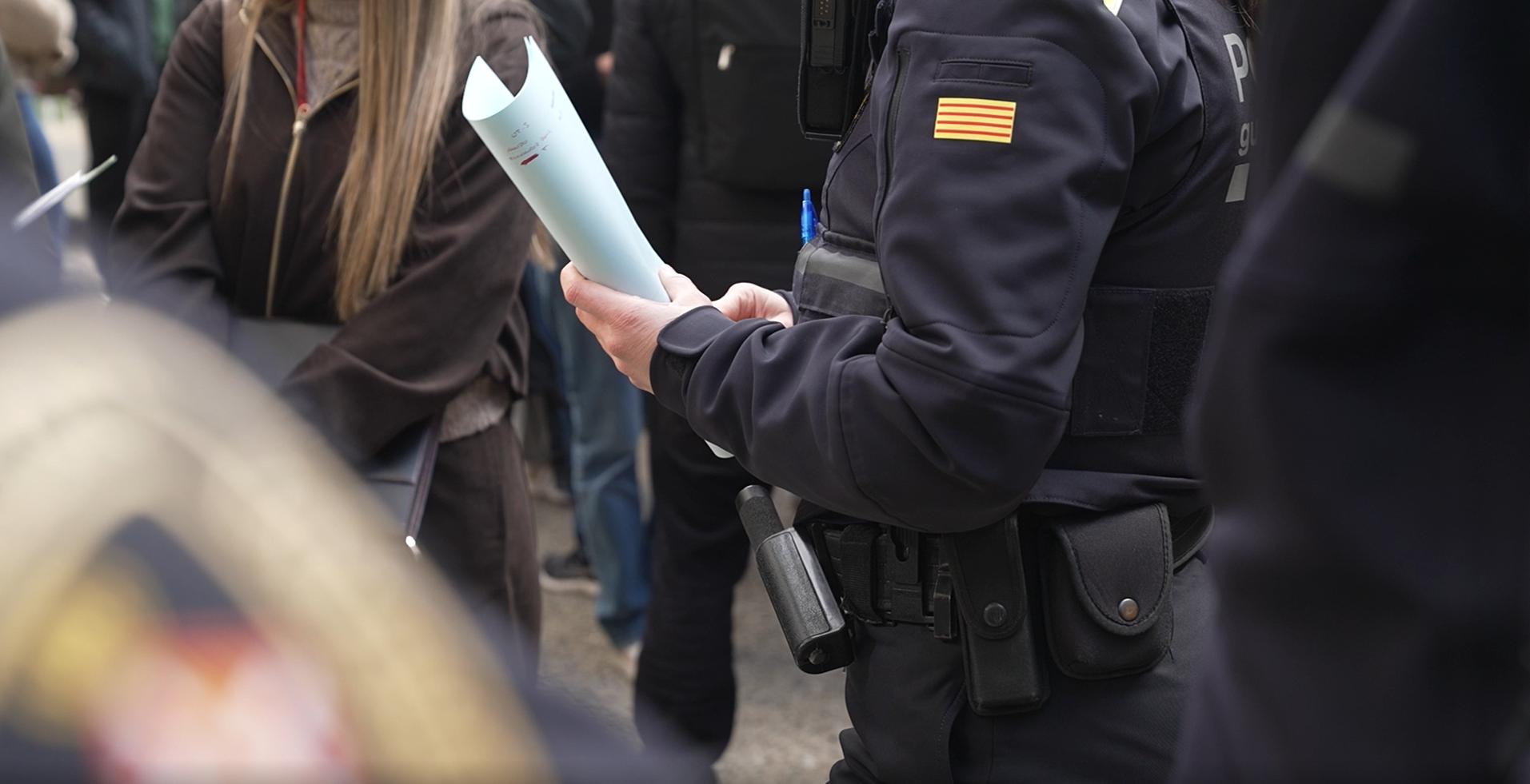 Imatge d'un dels moments de la multiinspecció als establiments al voltant del Park Güell | Ajuntament de Barcelona