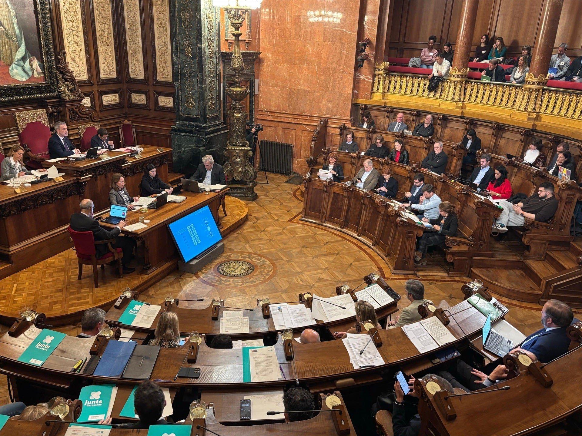 El Ple del mes de febrer de Barcelona / Europa Press