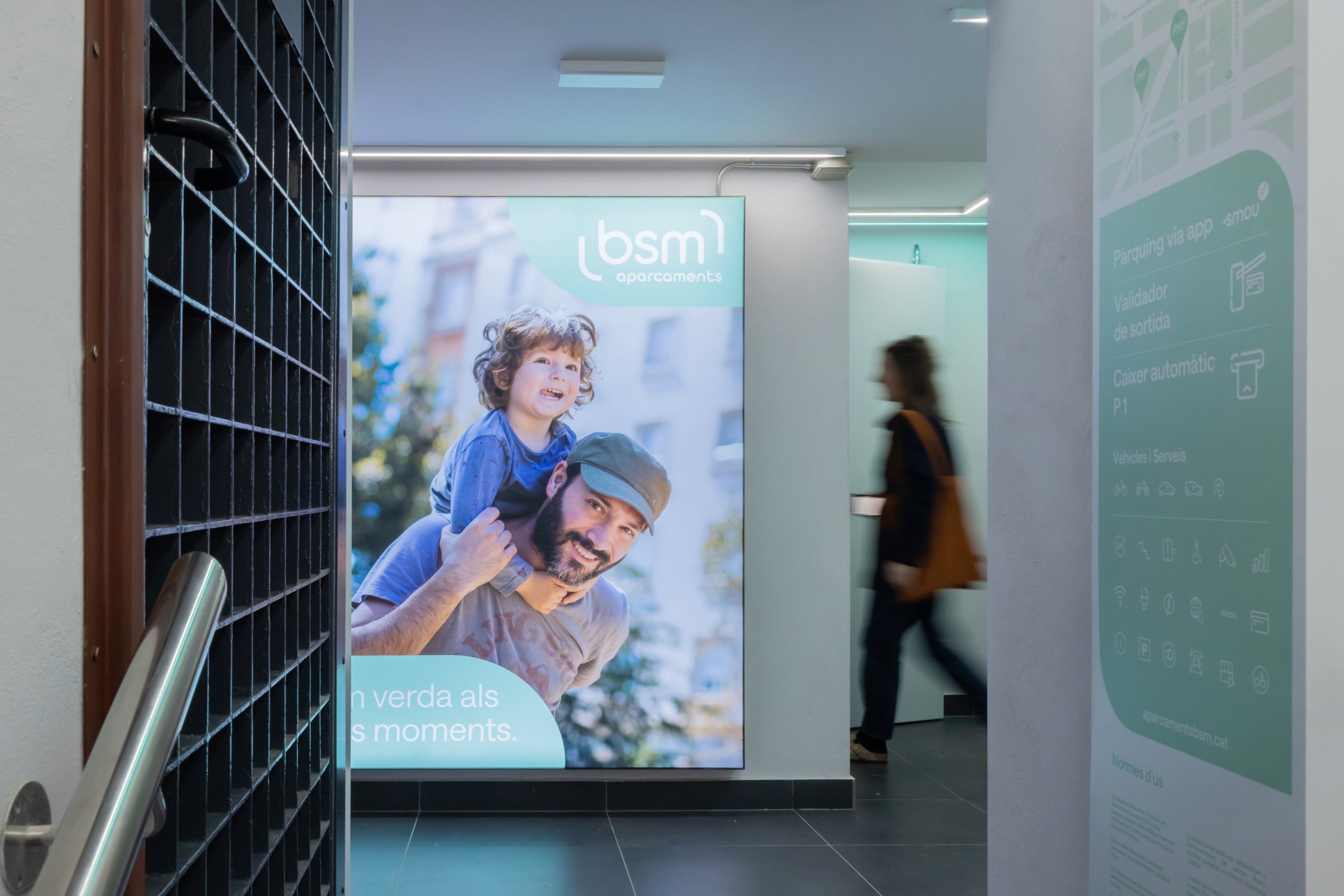 Aparcaments gestionats per Barcelona de Serveis Municipals (BSM) en una imatge d'arxiu / BSM