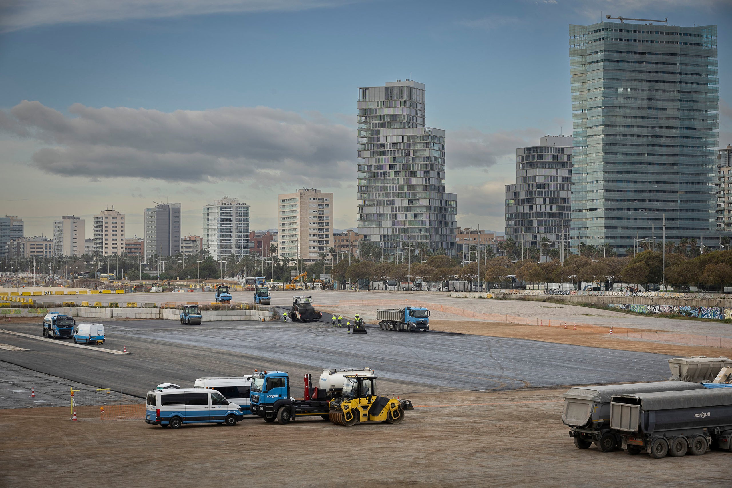Zona on es projecta la construcció de la plataforma marina del Fòrum a continuació de la Rambla Prim.
10.02.2026, Barcelona

foto: Jordi Play per a totbarcelona.cat