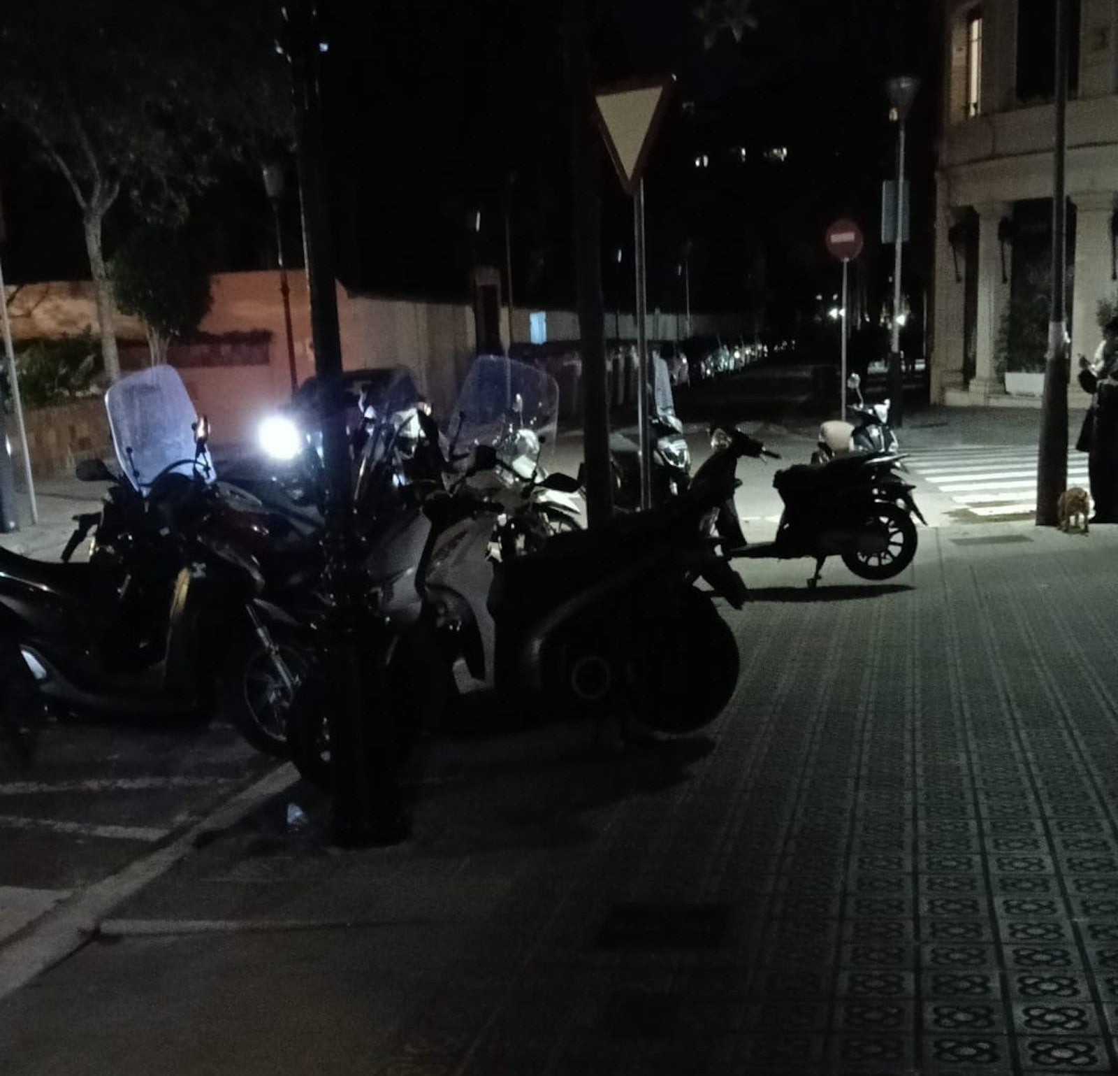 Tall de llum al barri de les Tres Torres, a principis de febrer / Cedida-Vox