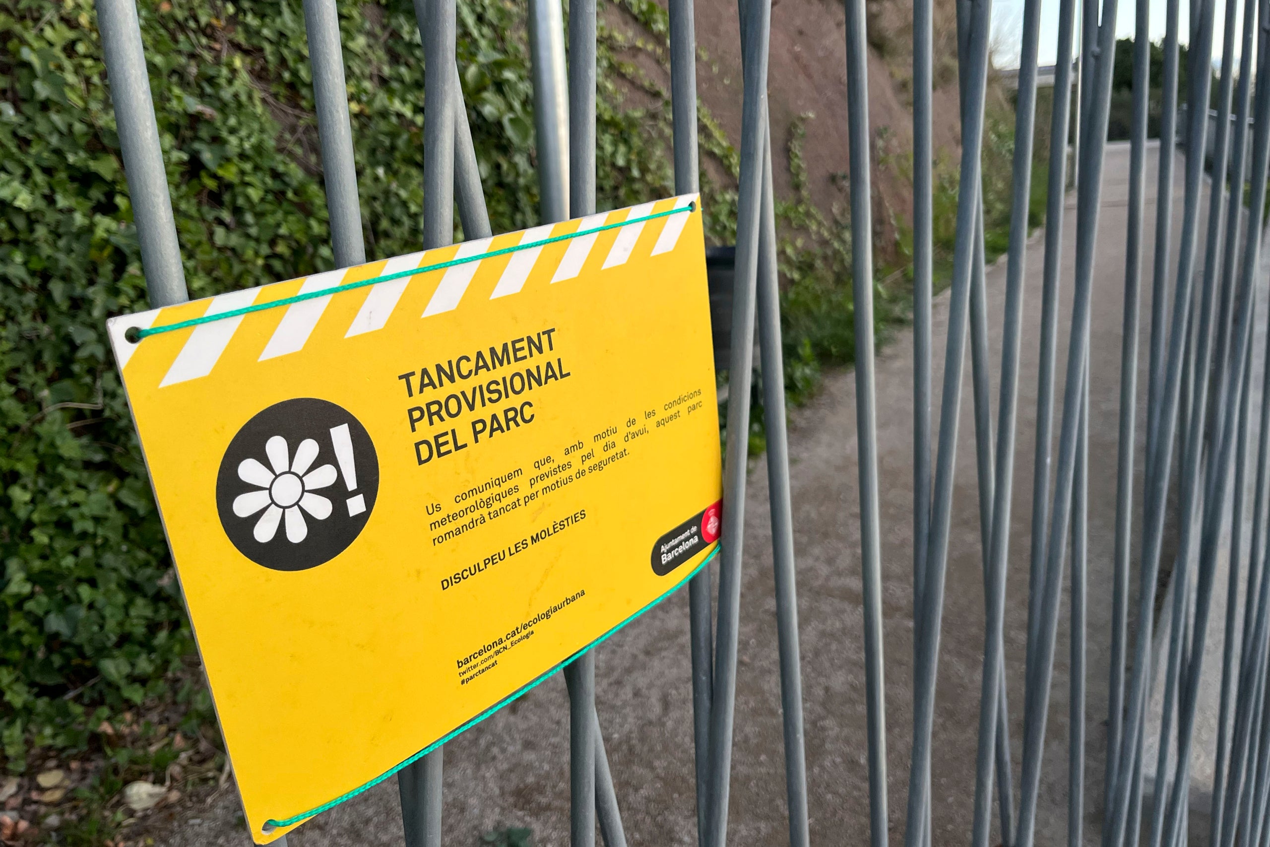 tancament de parcs i jardins