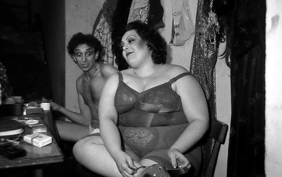 L'actriu Amparo Moreno fotografiada als camerinos d'El Molino l'any 1978 / Jose Gonzalvo Vivas