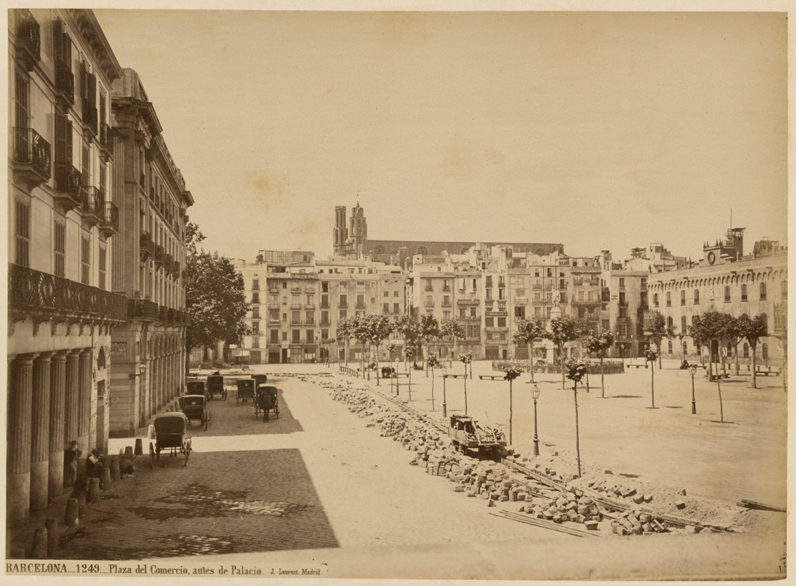 Pla de Palau i Palau d'Isabel II / Jules Ainaud, 1971-1972 (Arxiu Fotogràfic de Barcelona)