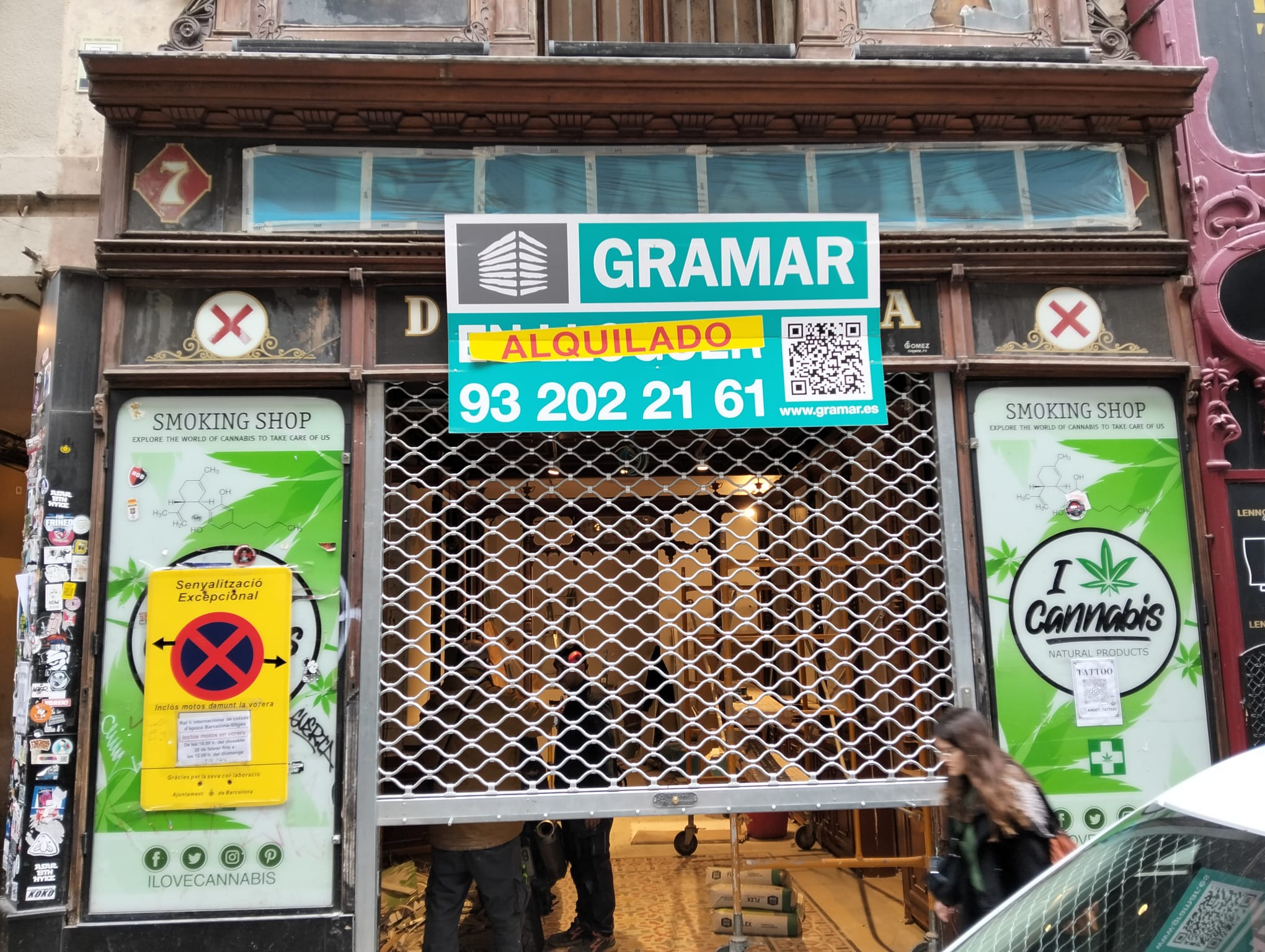 L'antiga farmàrcia de l'Estrella del Gòtic, en obres / Jordi Subirana 