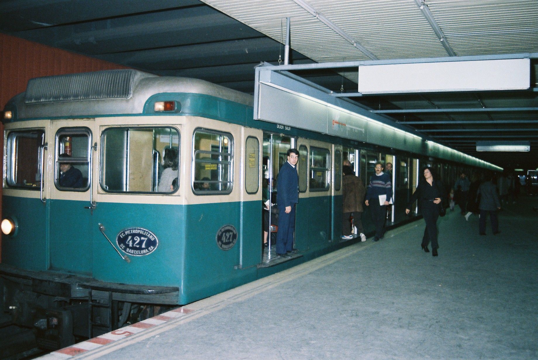 Cap de tren, 1988 / Canet (Arxiu Fundació TMB)