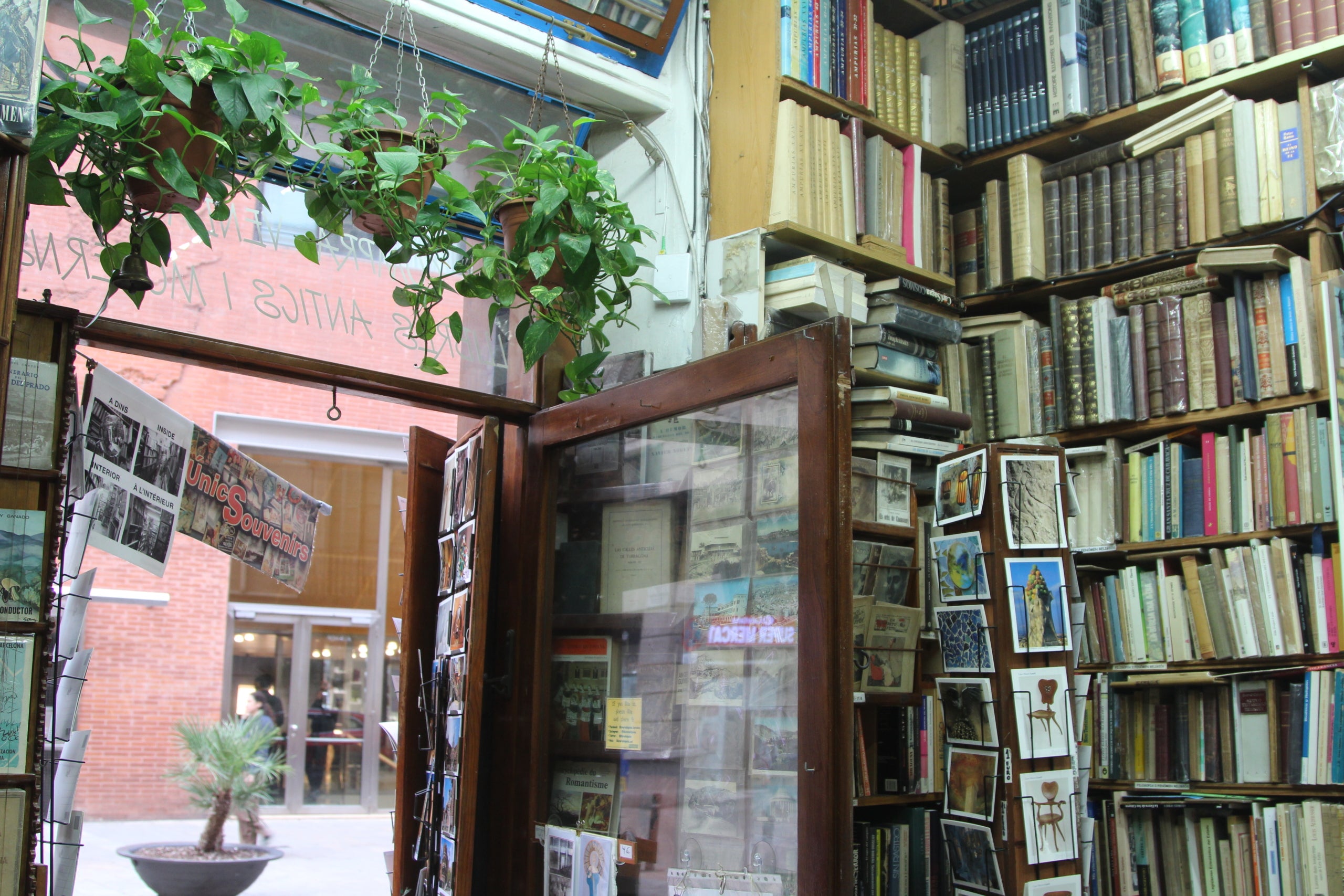 La Llibreria del Palau fa gairebé quatre dècades que resisteix davant del Palau de la Música / A.R.