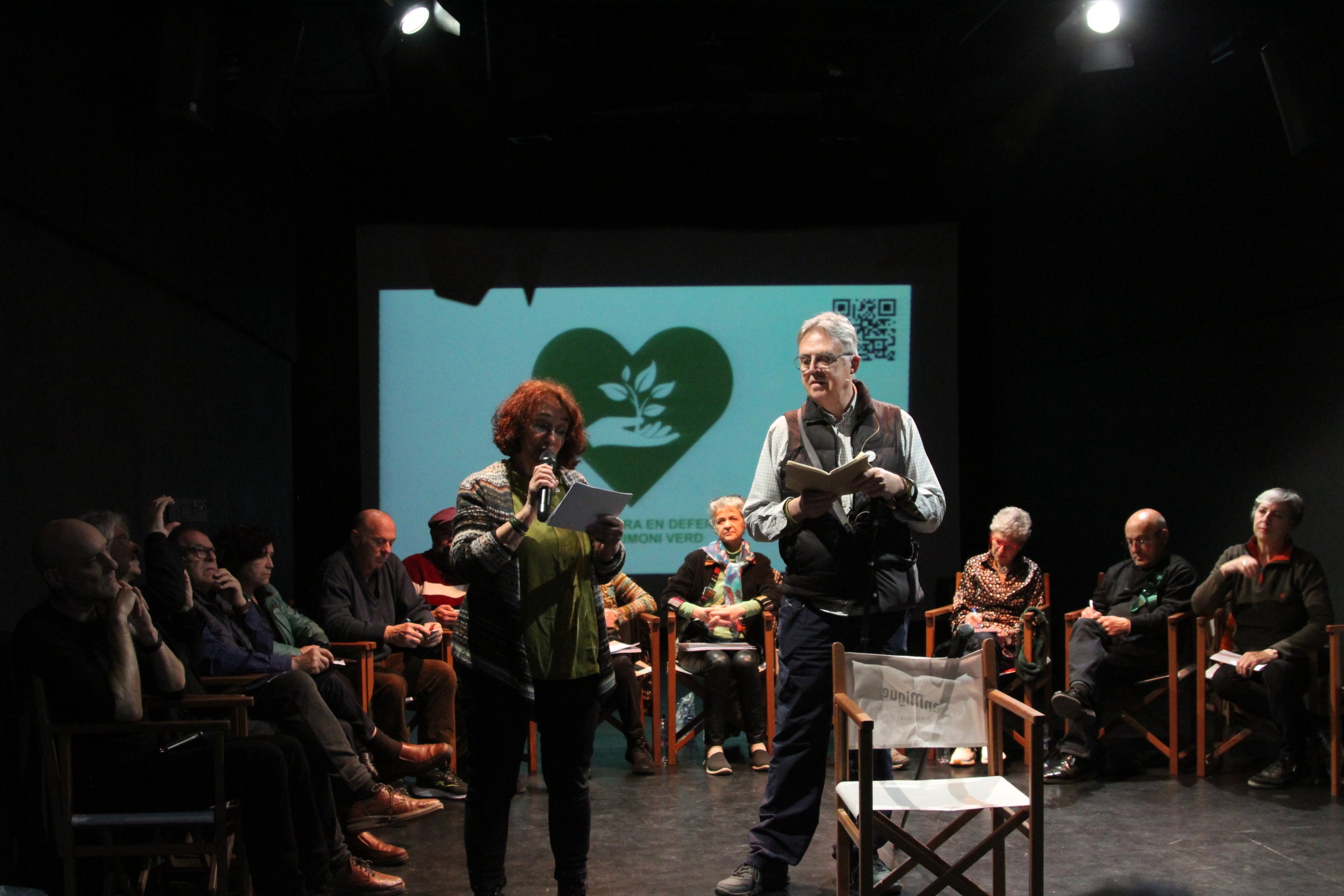 Presentació en societat de la Coordinadora en Defensa del Patrimoni Verd, que agrupa una trentena d'entitats de la ciutat / A.R.