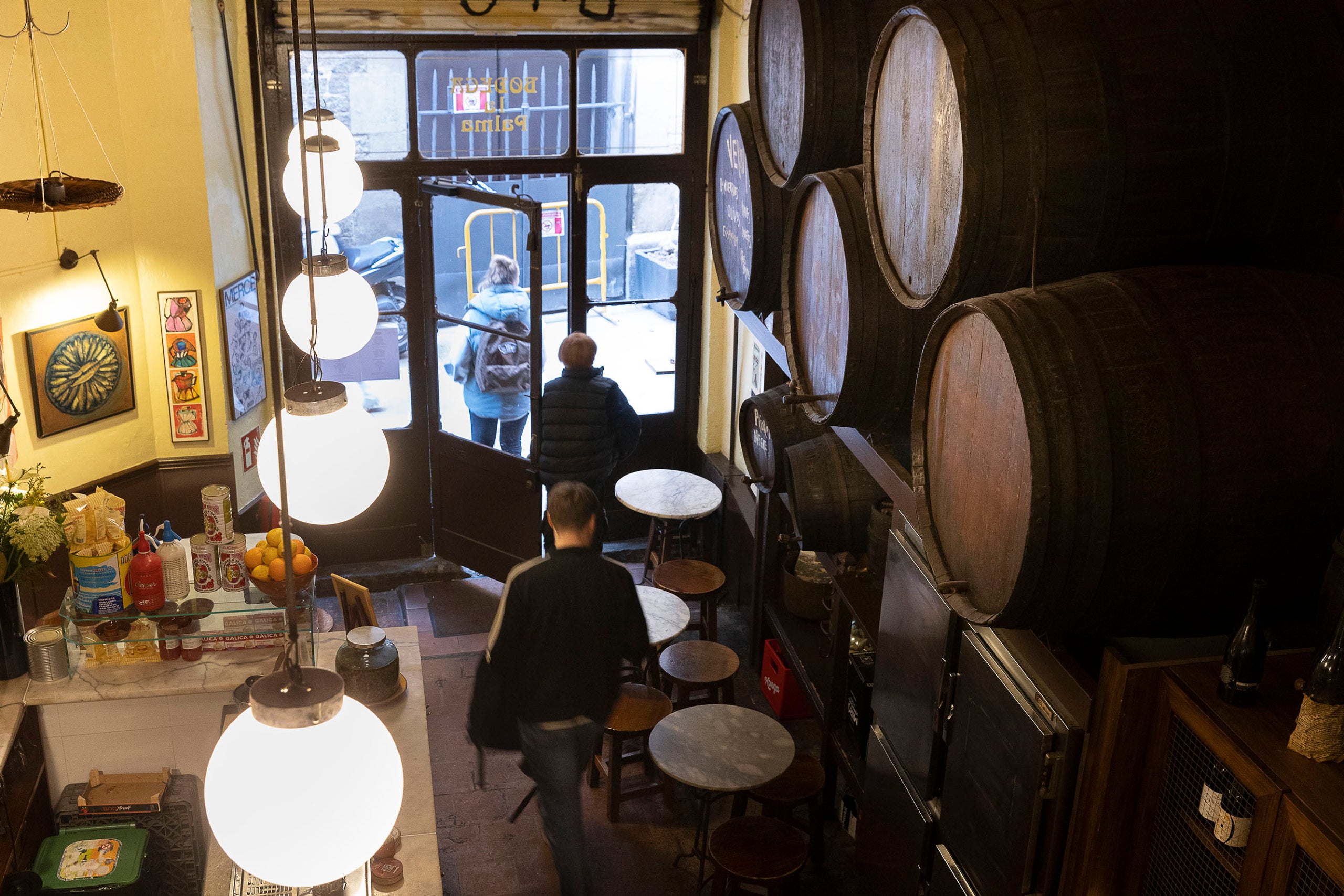 La Bodega la Palma, al barri Gòtic, un establiment que va ser visitat per la Rosalia / Jordi Play per a totbarcelona.cat
