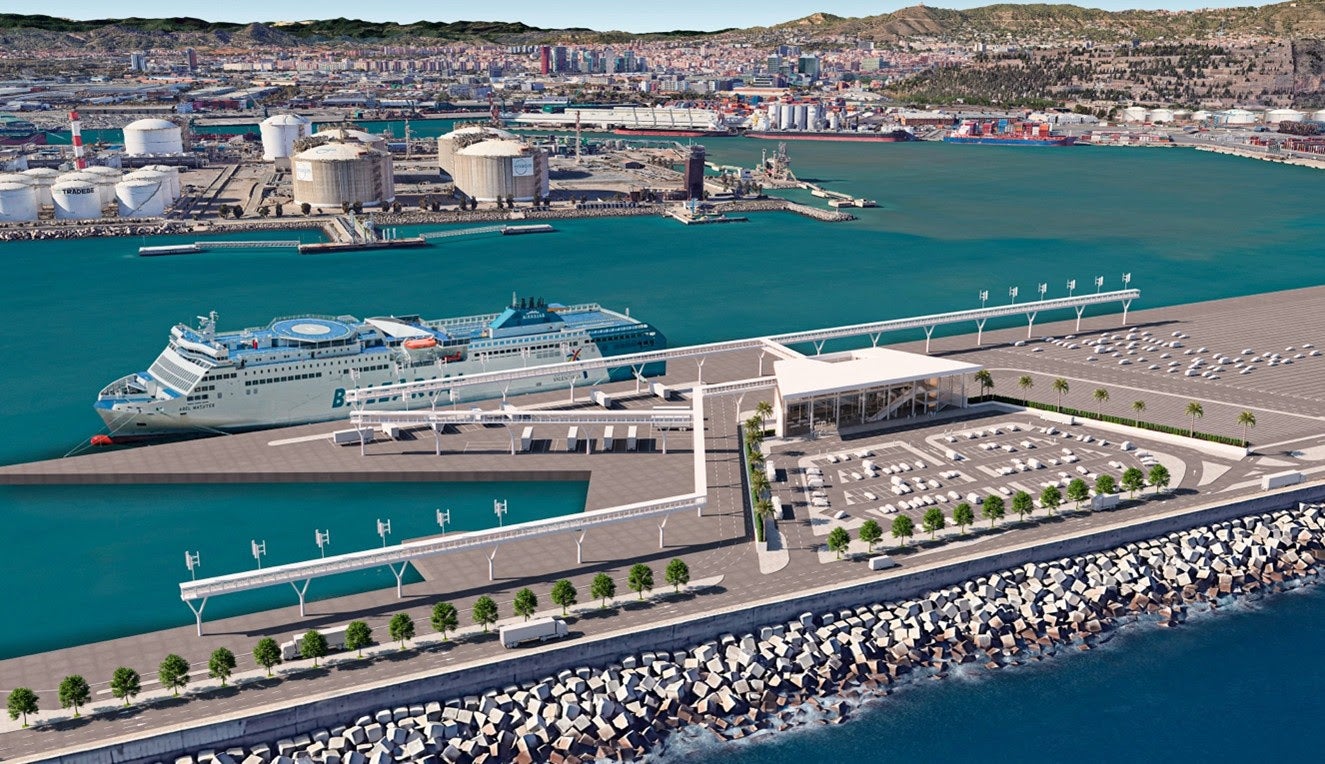 Render de la futura terminal que s'ha adjudicat a Baleària / Port de Barcelona
