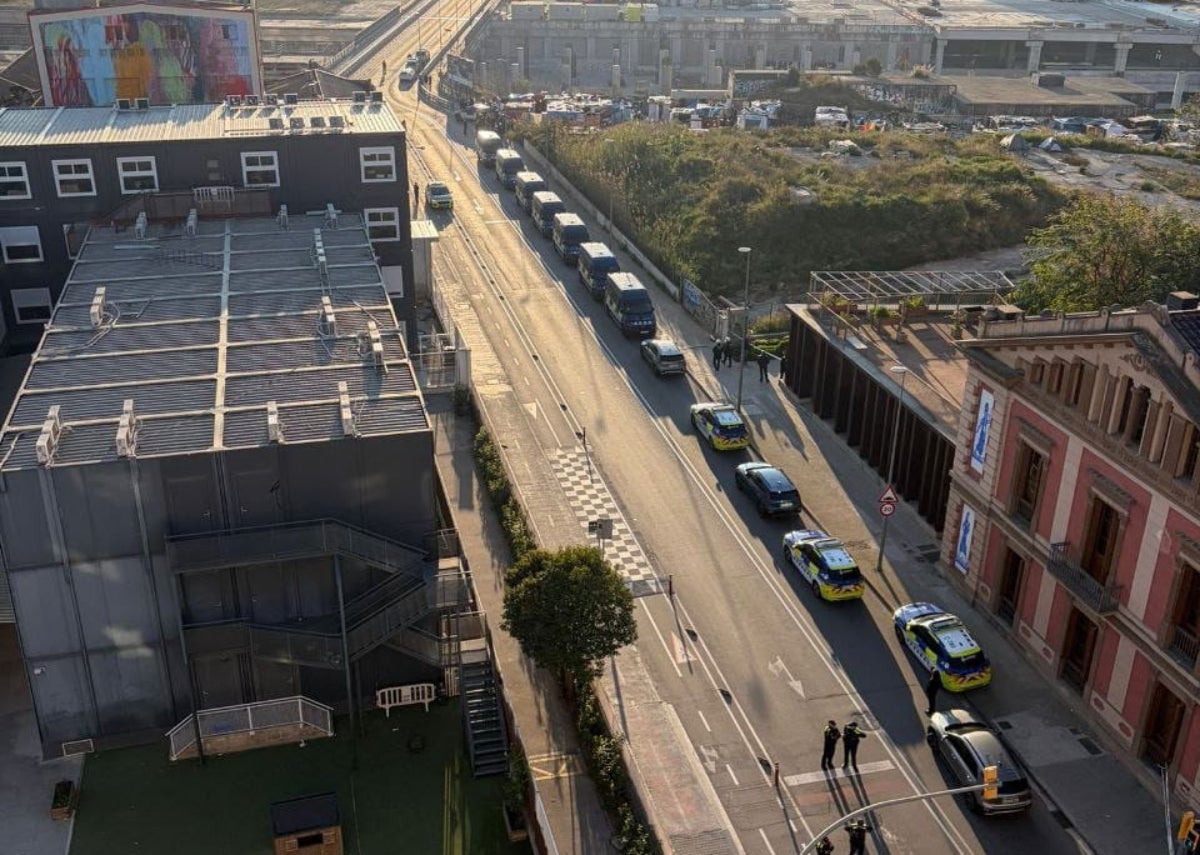 L'operatiu policial a la Sagrera | Cedida