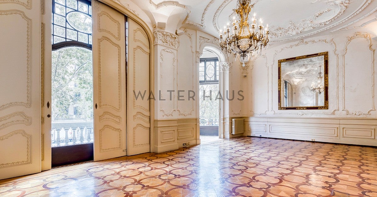 El pis en venda a la Casa Malagrida del passeig de Gràcia / Idealista (Walter Haus)