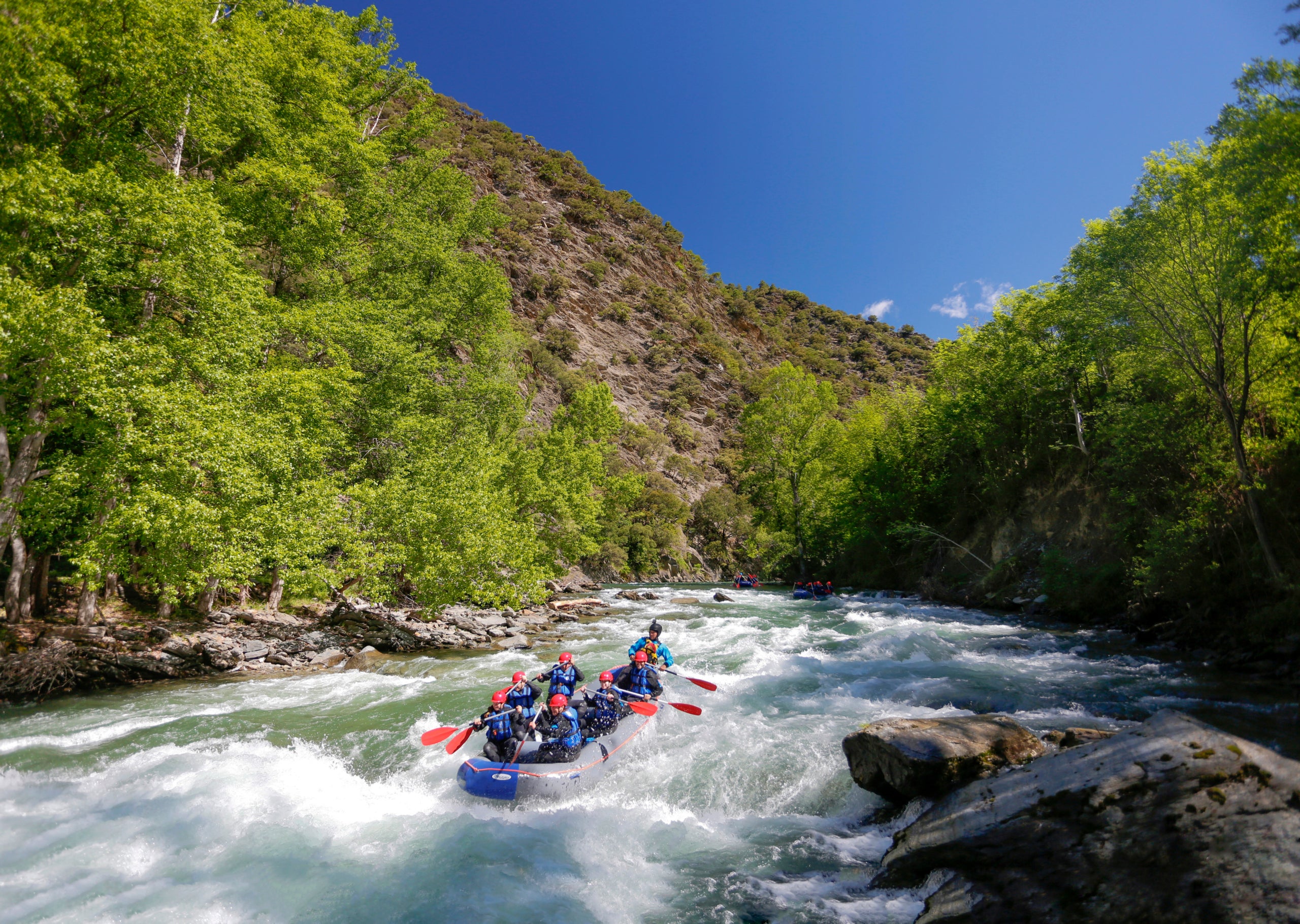 Ràfting al riu Noguera Pallaresa. Pallars Sobirà. ORIOL CLAVERA