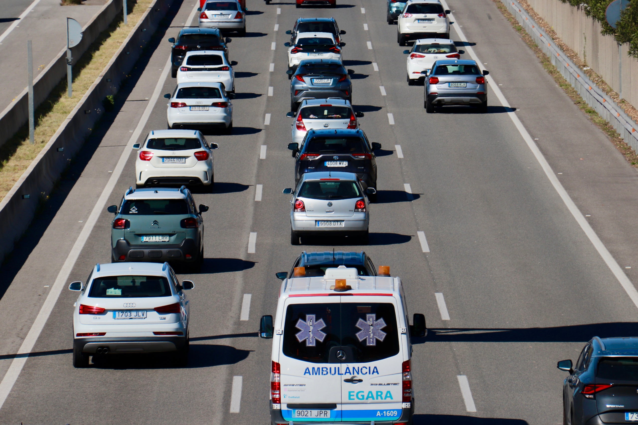 Retencions a la C-32 sud a l'altura de Castelldefels

Autor: Gemma Sánchez
| Gemma Sánchez (ACN)