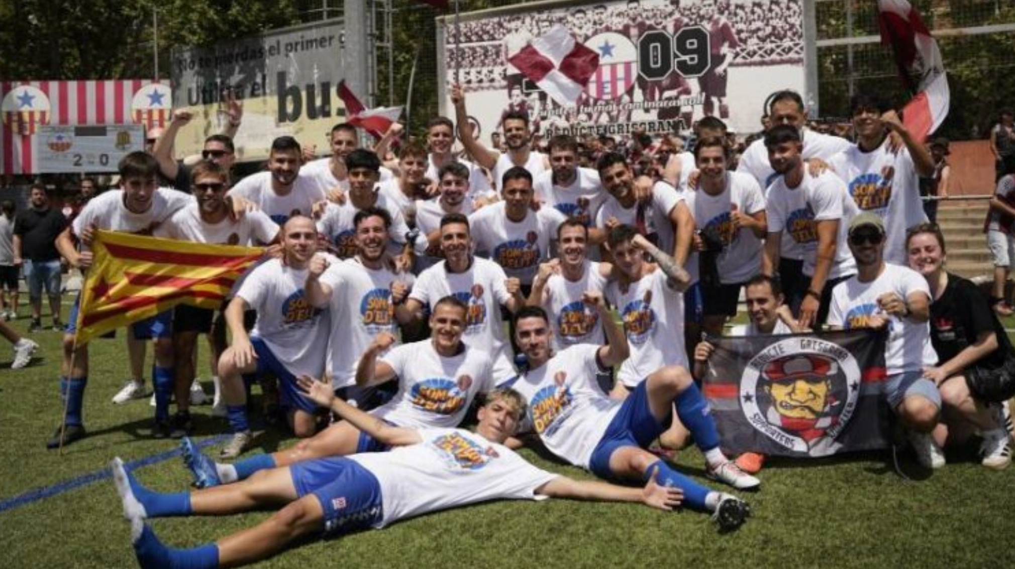 La plantilla del Júpiter que el 2025 va ascendir a la categoria d'Èlit AJUNTAMENT DE BARCELONA 