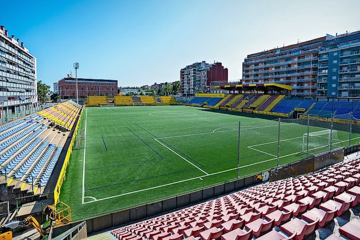 L'estadi Narcís Sala, on juga la Unió Esportiva Sant Andreu / UESA